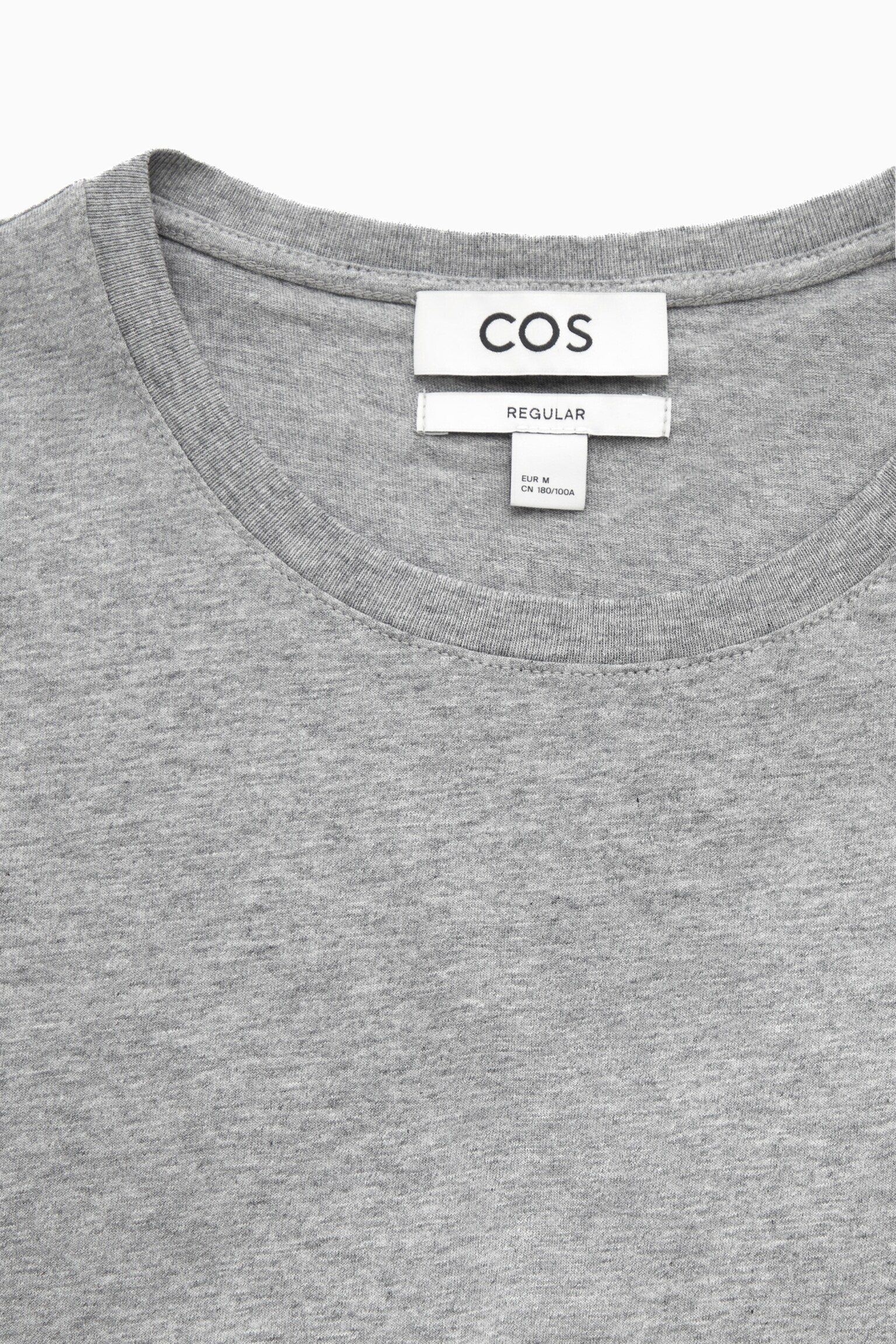 CAMISETA DE ALGODÓN REGULAR FIT - GRIS JASPEADO/verde oscuro/Negro/AZUL MARINO/Blanco - 2