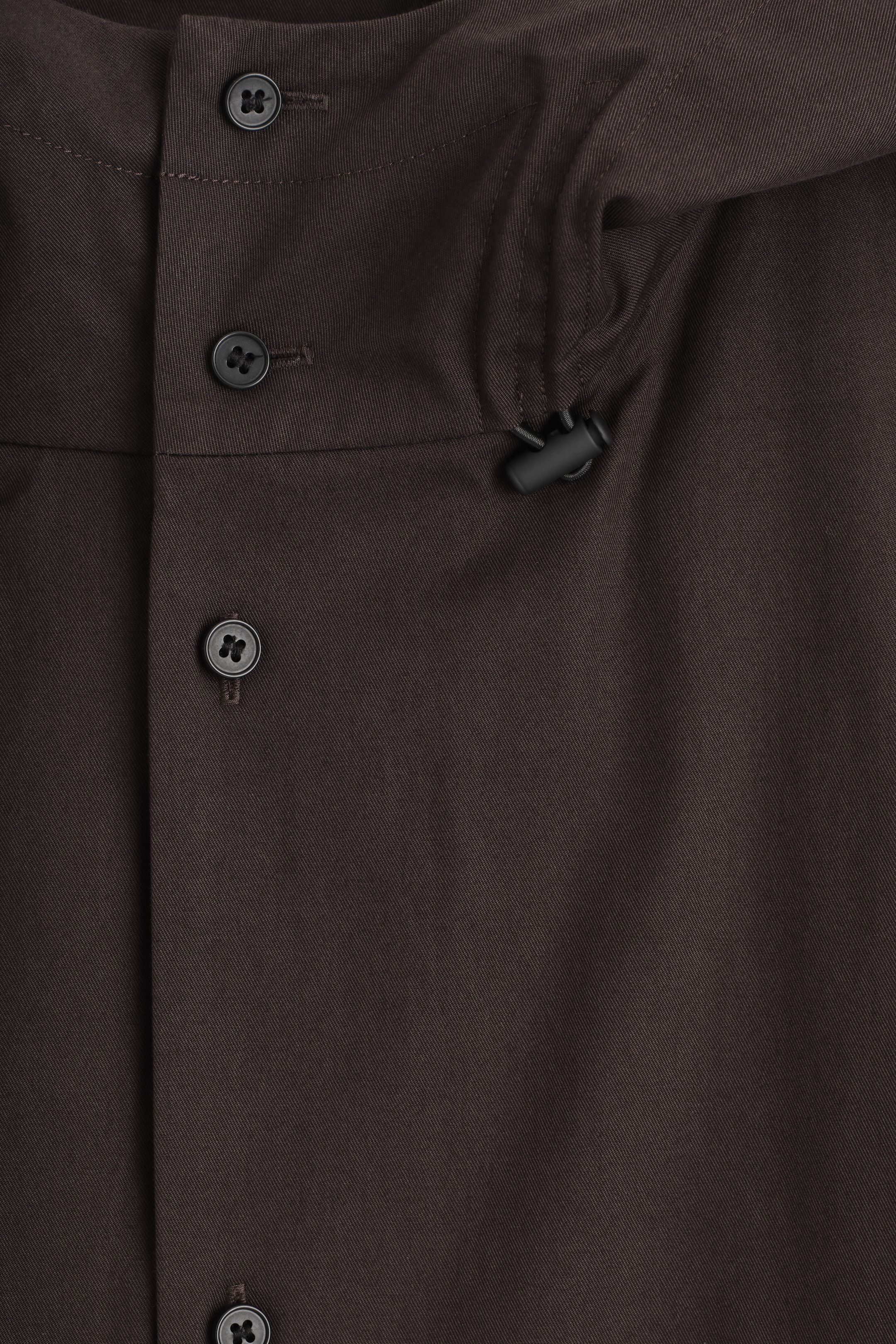 Visualizza immagine più grande: CAMICIA IN COTONE CON CAPPUCCIO - MARRONE SCURO - UOMO | H&M IT 7