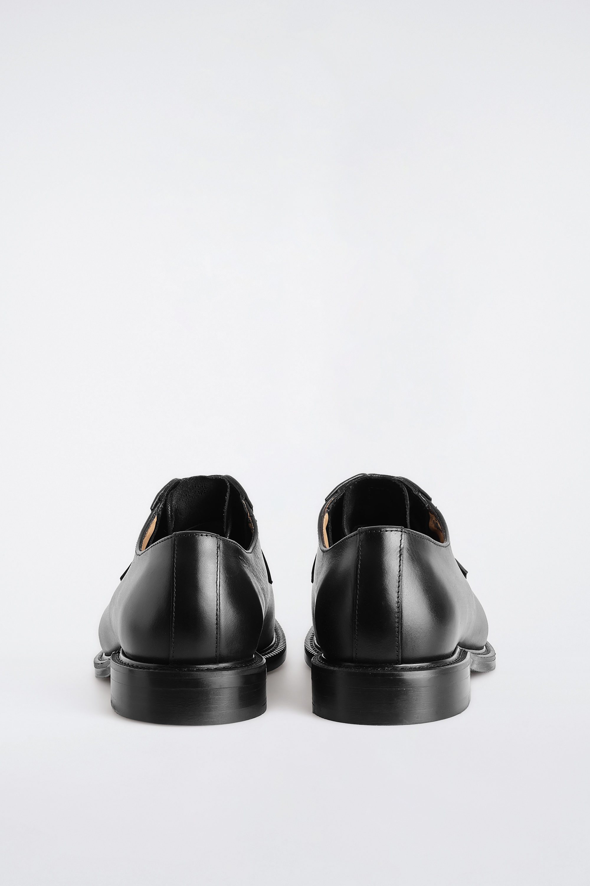 LEATHER DERBY SHOES - BLACK | COS CA
