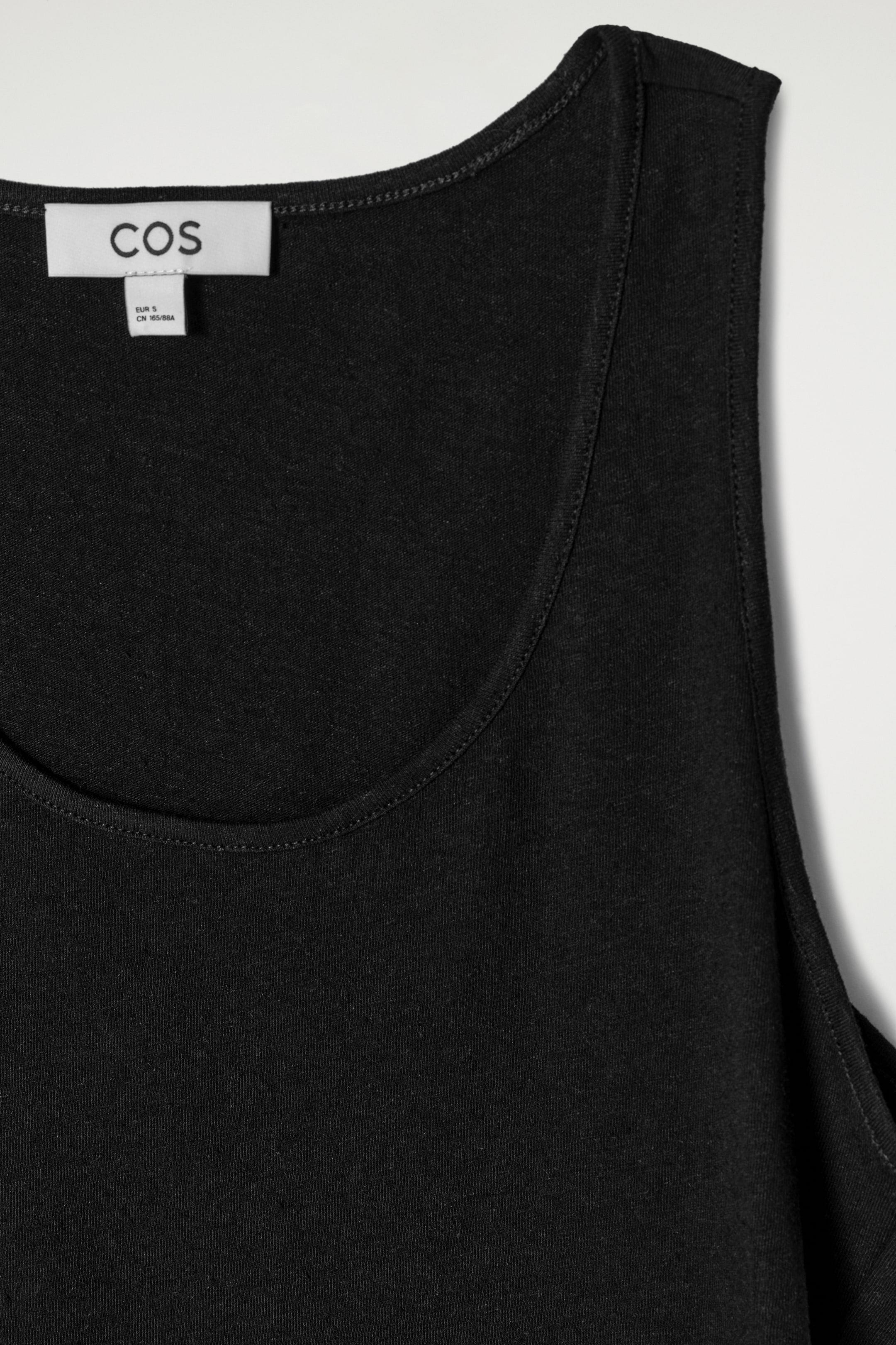 Visualizza immagine più grande: CANOTTA IN COTONE E LINO - NERO - DONNA | H&M IT 6
