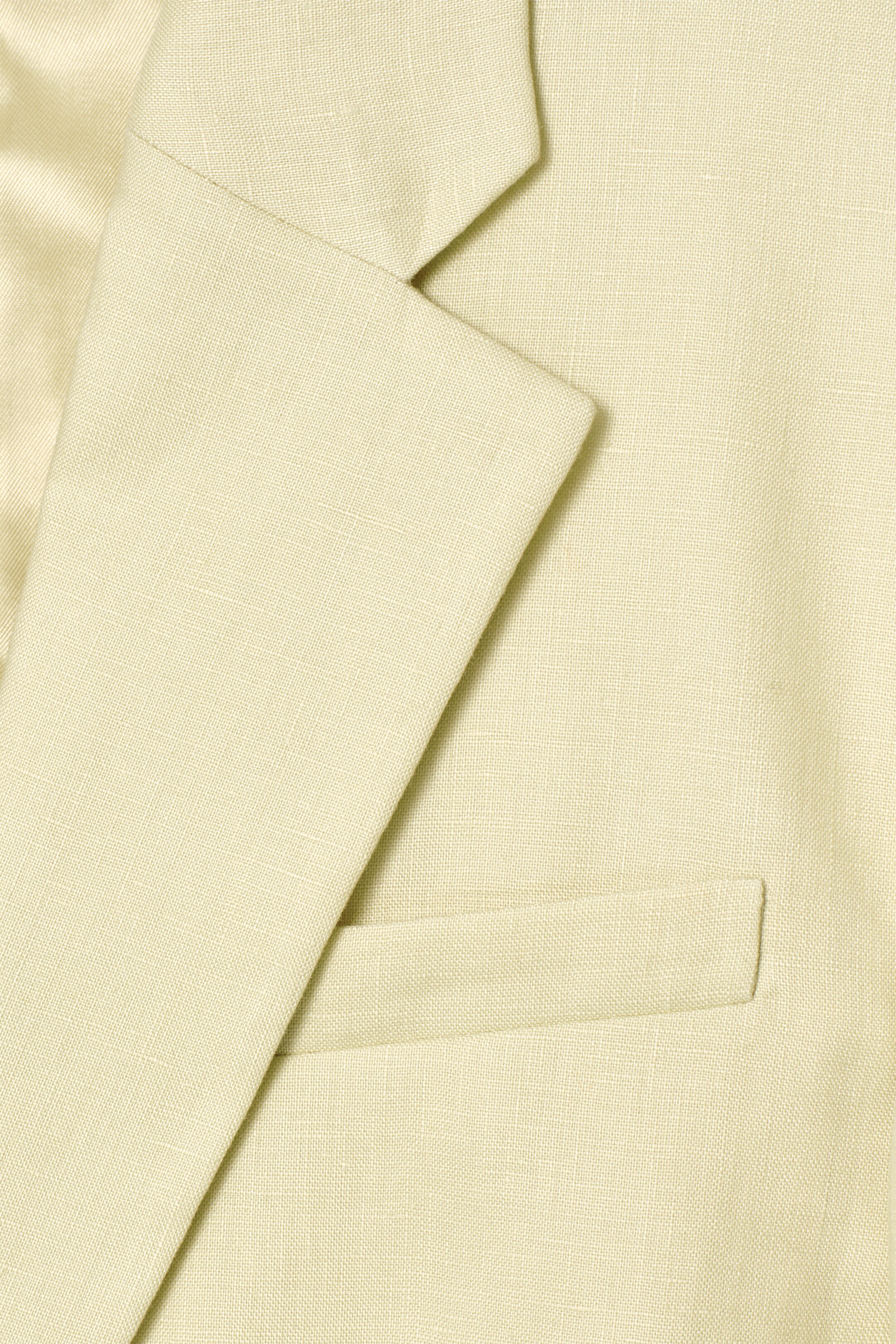 Grösseres Bild ansehen: LANGER BLAZER AUS LEINEN-MIX - HELLGELB - DAMEN | H&M CH 8