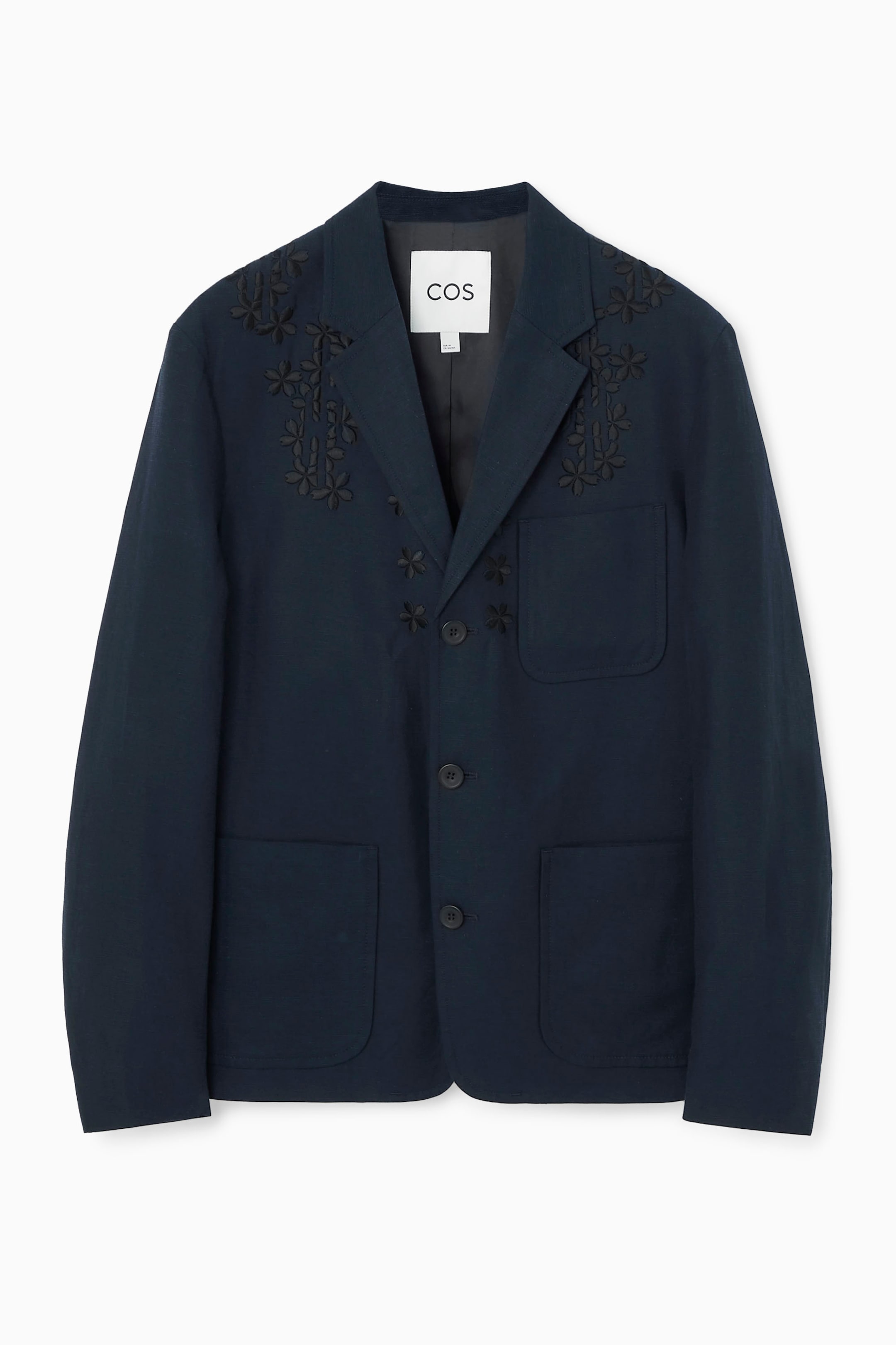Grösseres Bild ansehen: BLAZER MIT FLORALEN STICKEREIEN - NAVYBLAU - HERREN | H&M CH 1