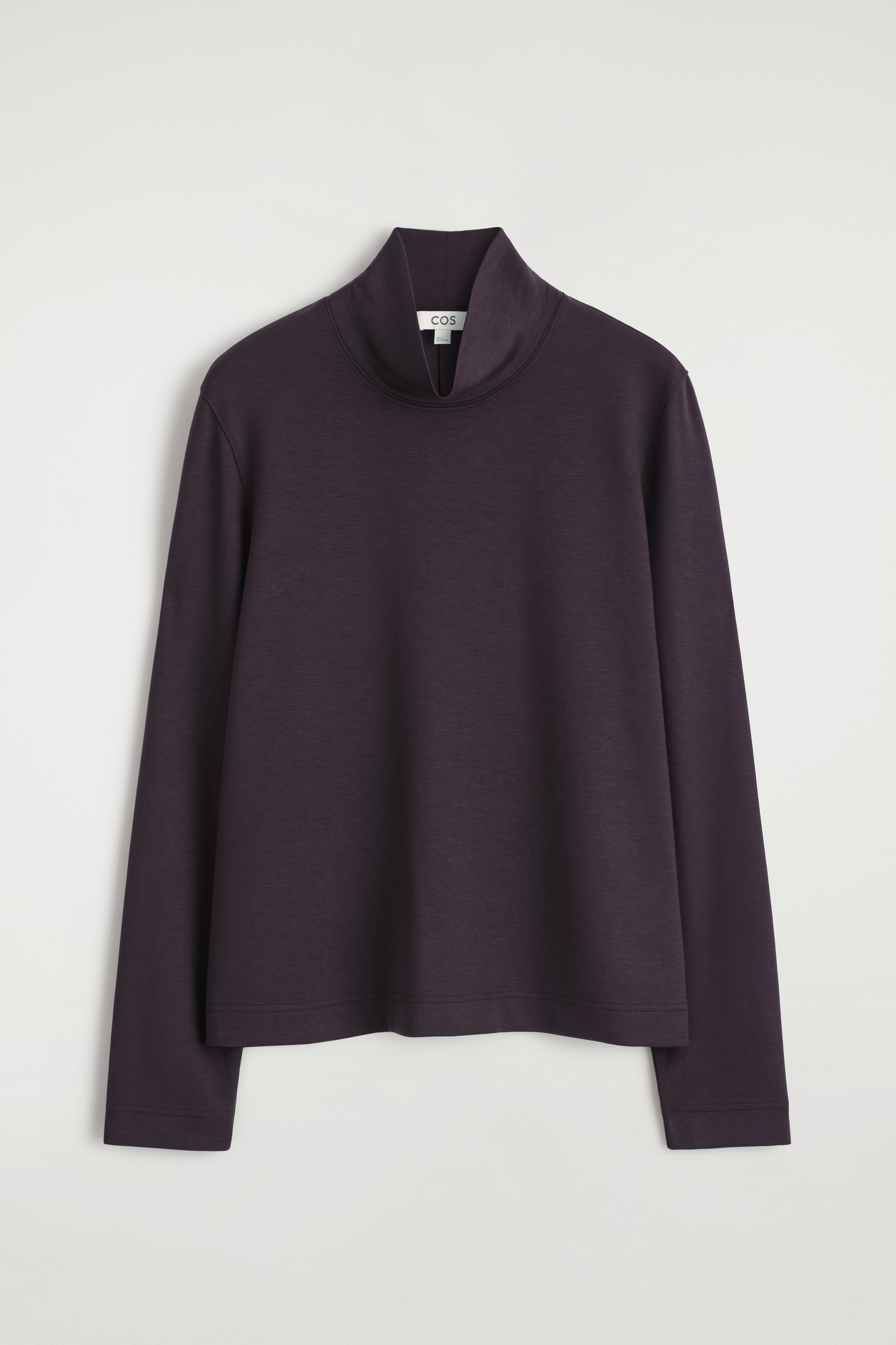 Agrandir l'image: HAUT À COL MONTANT EN JERSEY - VIOLET FONCÉ - FEMME | H&M FR 5
