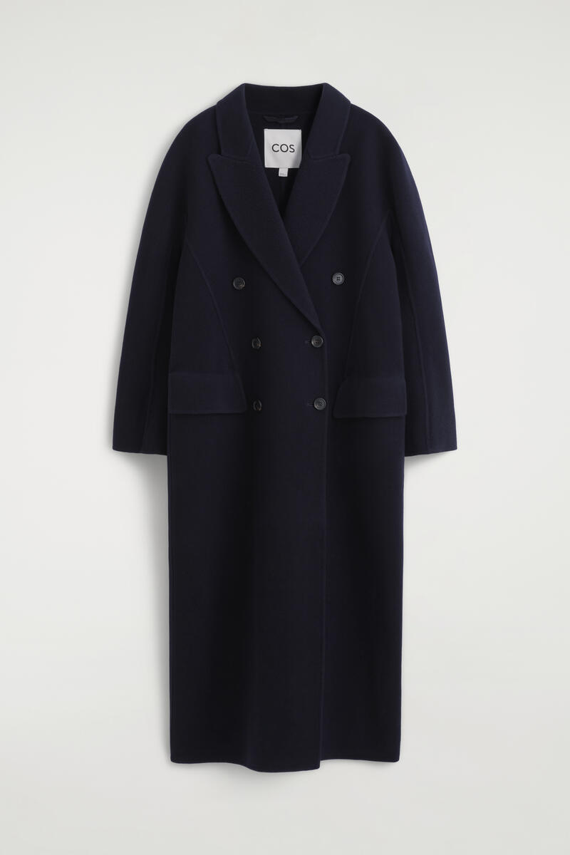 Tailored Double-Faced Wool-Blend Long Coat