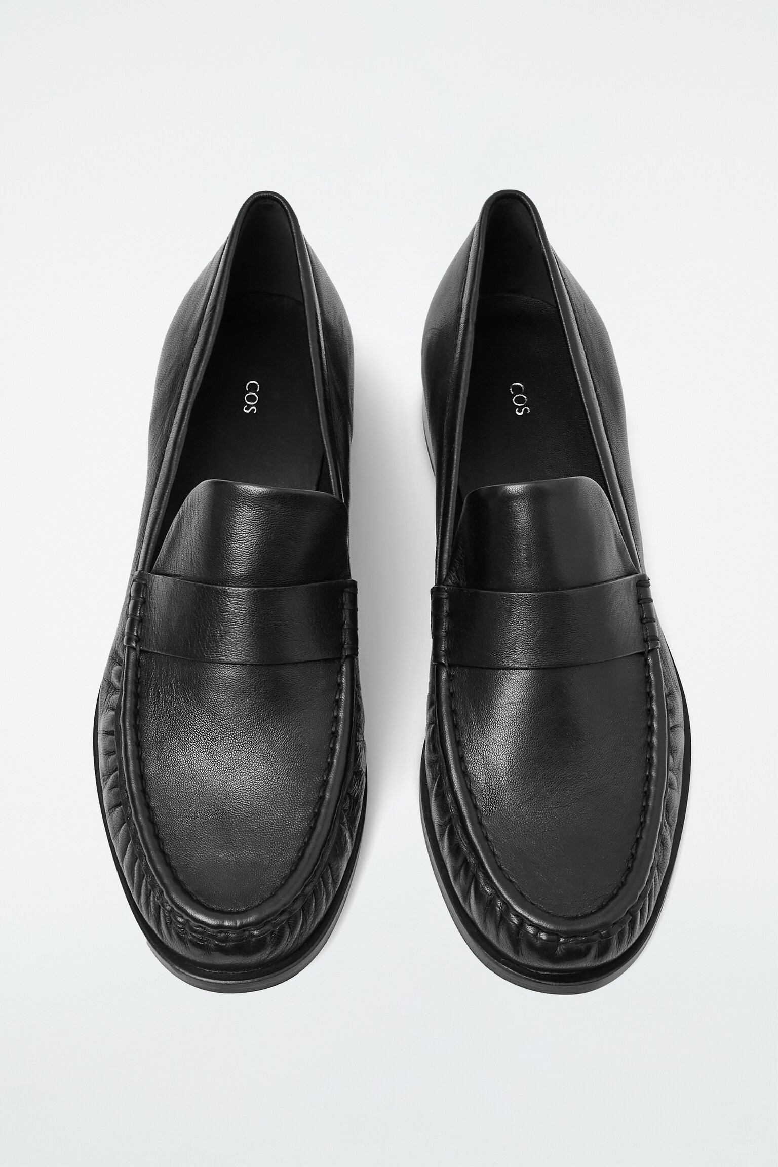 MOCASSINS EN CUIR - NOIR - 4