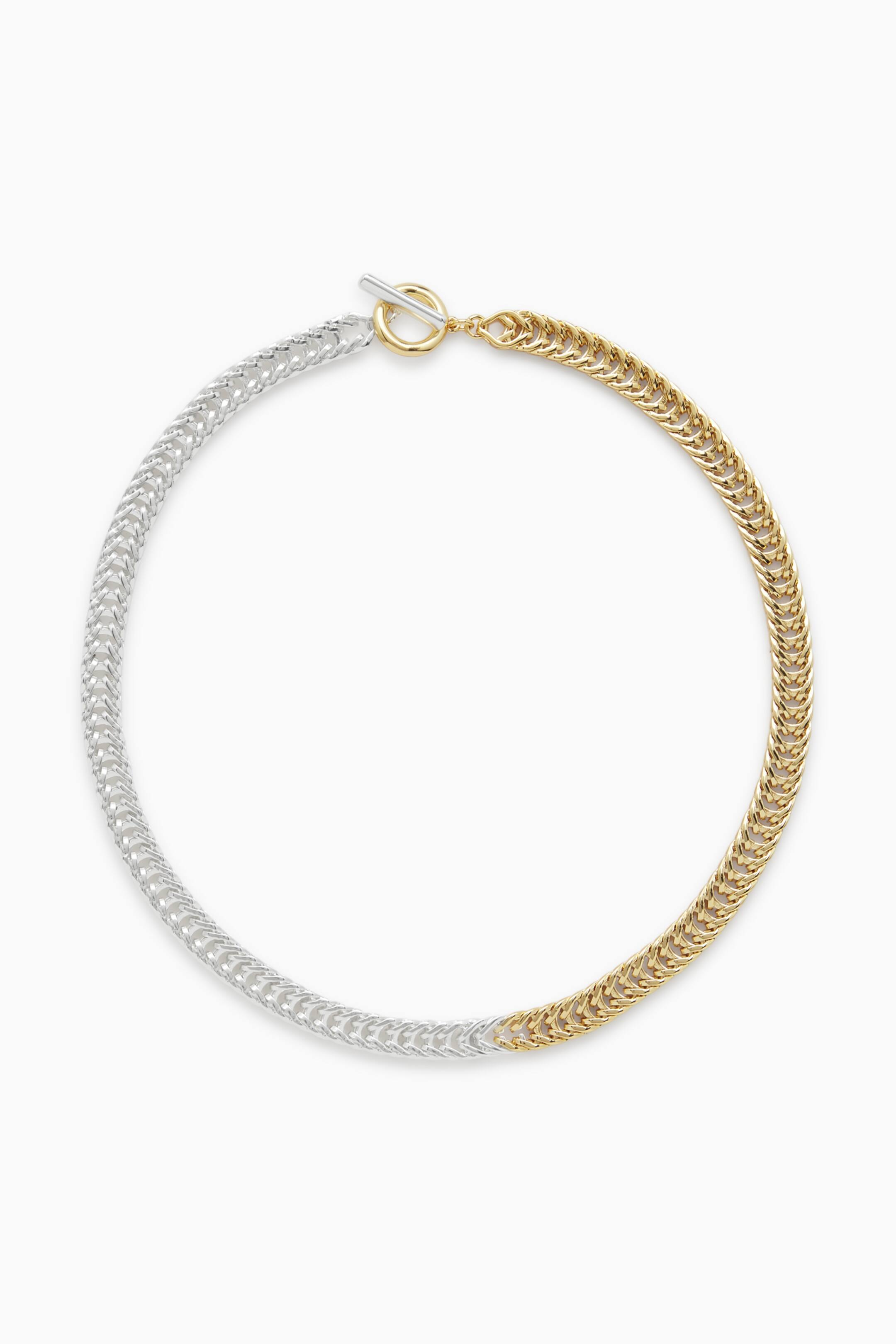 View larger image: TWO-TONE CHAIN NECKLACE - GOLD / SILVER - Ladies | H&M GB 1