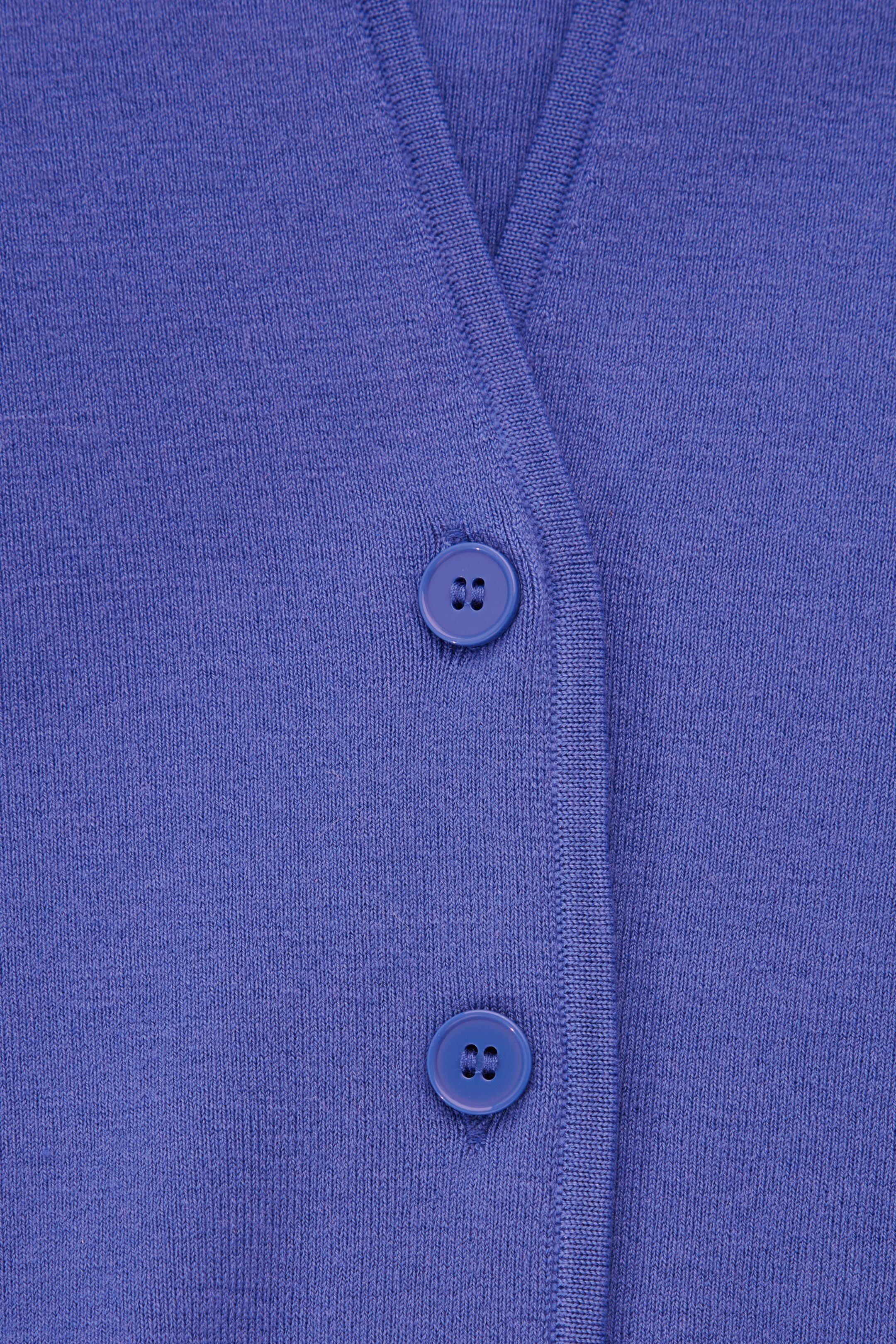 Se større billede: WAISTED V-NECK CARDIGAN - BLUE - DAME | H&M DK 2
