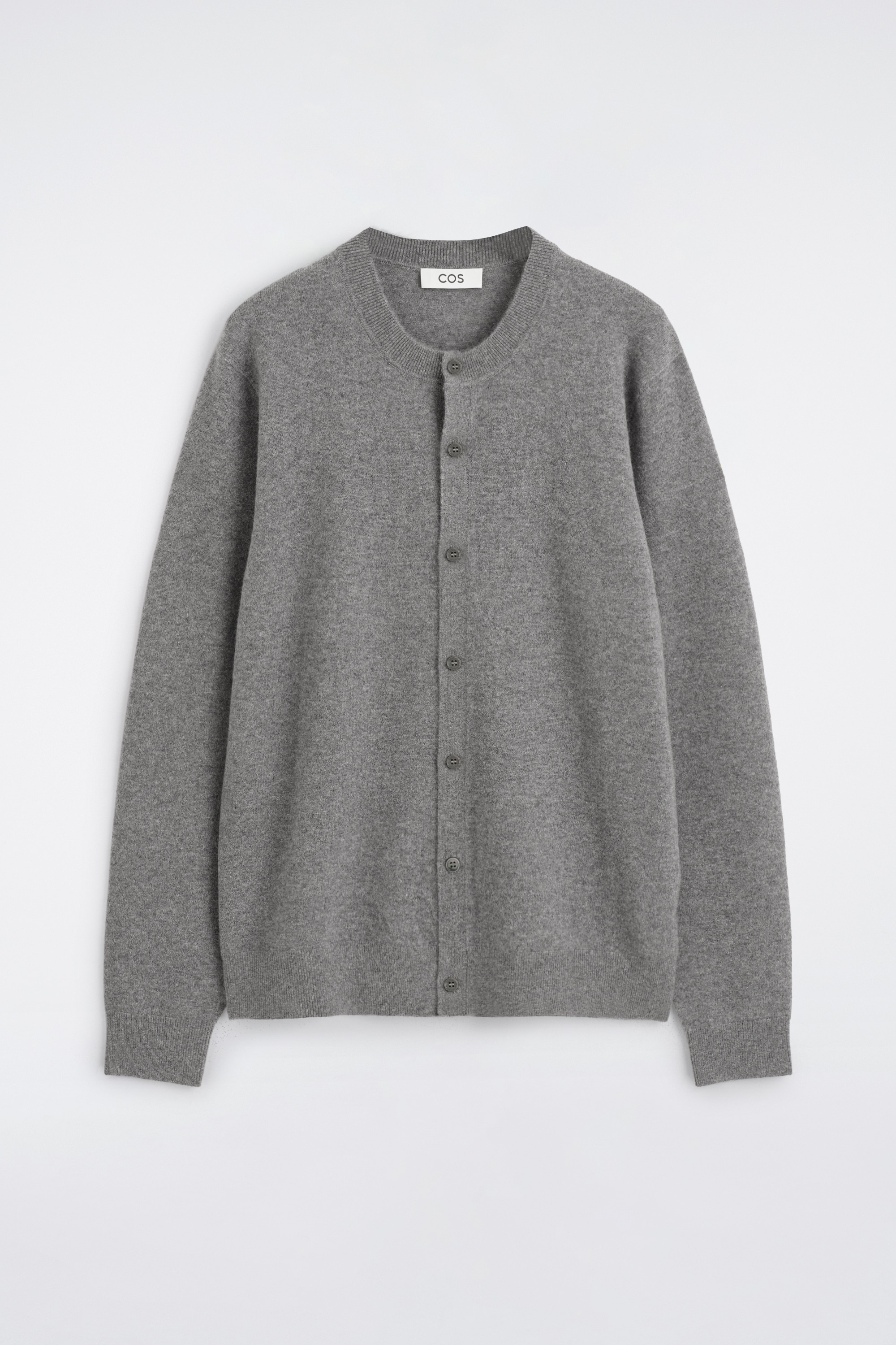CÁRDIGAN 100% CASHMERE CUELLO REDONDO