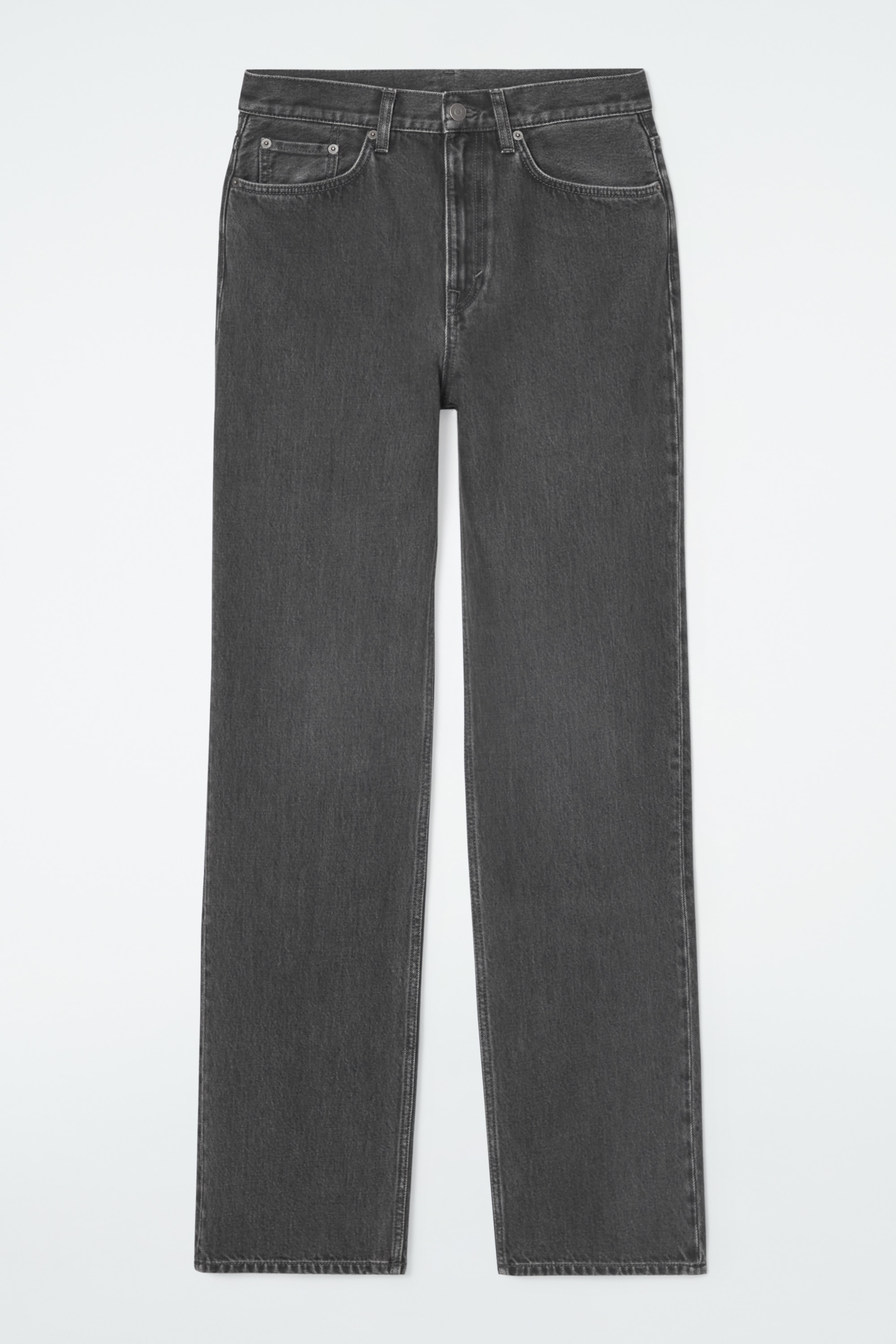 DŽÍNY S PŘÍMÝM STŘIHEM - WASHED BLACK/SUROVÁ ŠEDÁ/TMAVĚ MODRÁ/SVĚTLEMODRÁ/VYŠISOVANÁ ČERNÁ