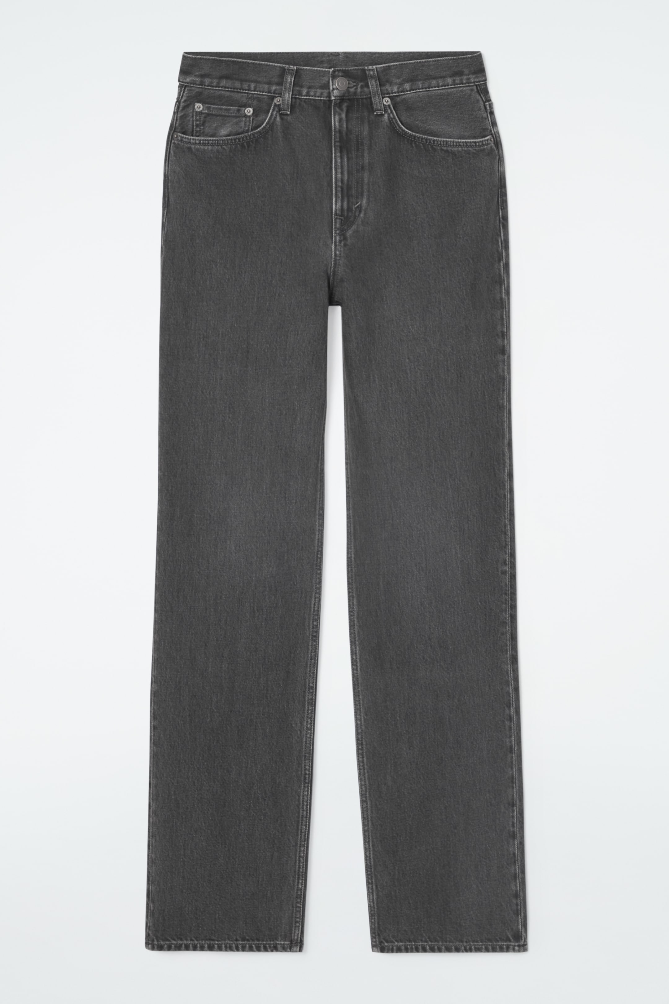 Grösseres Bild ansehen: COLUMN JEANS MIT GERADEM BEIN - SCHWARZE WASCHUNG - DAMEN | H&M CH 5