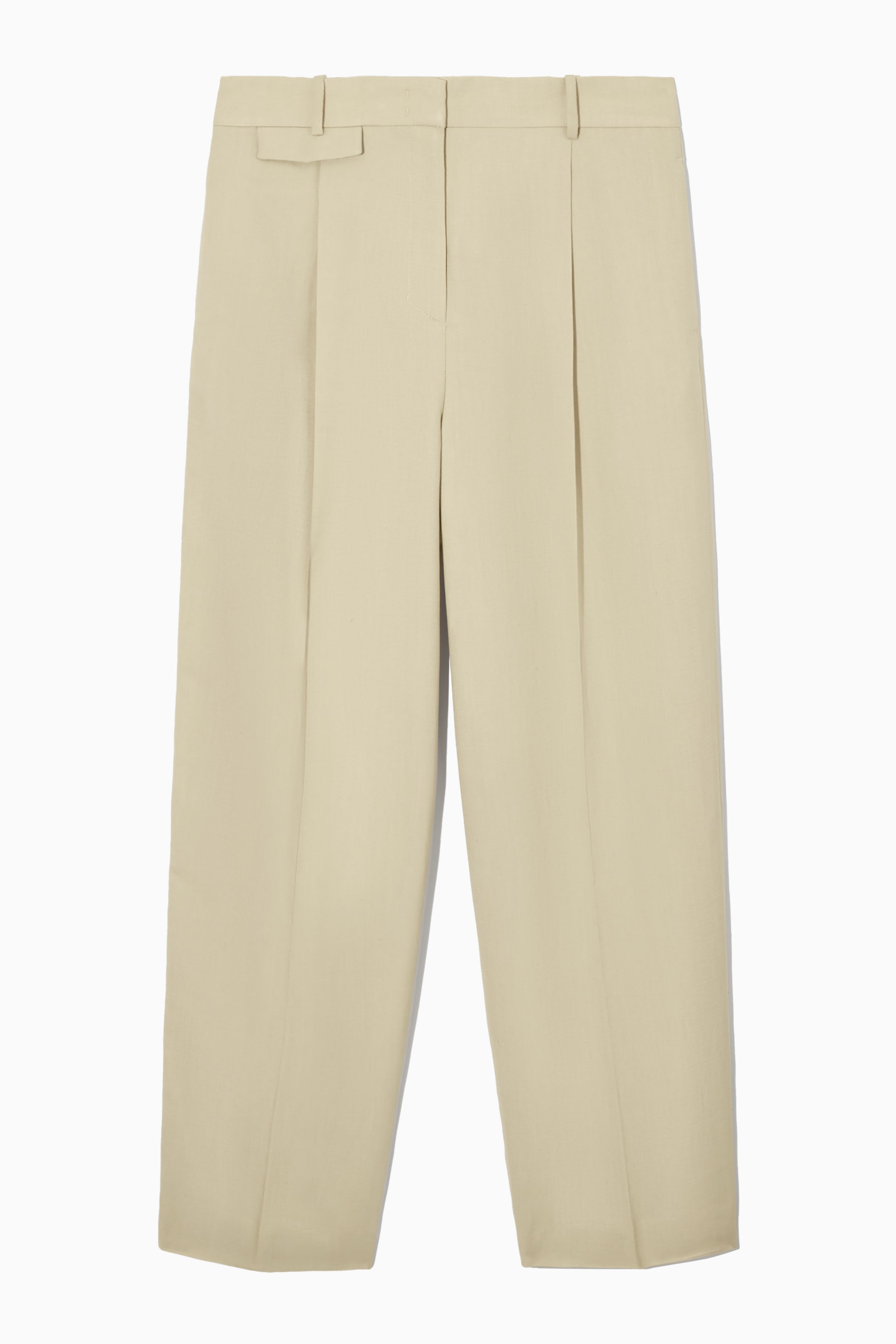 Grösseres Bild ansehen: LOCKERE HOSE AUS LEINEN-MIX MIT WEITEM BEIN - BEIGE - DAMEN | H&M CH 1