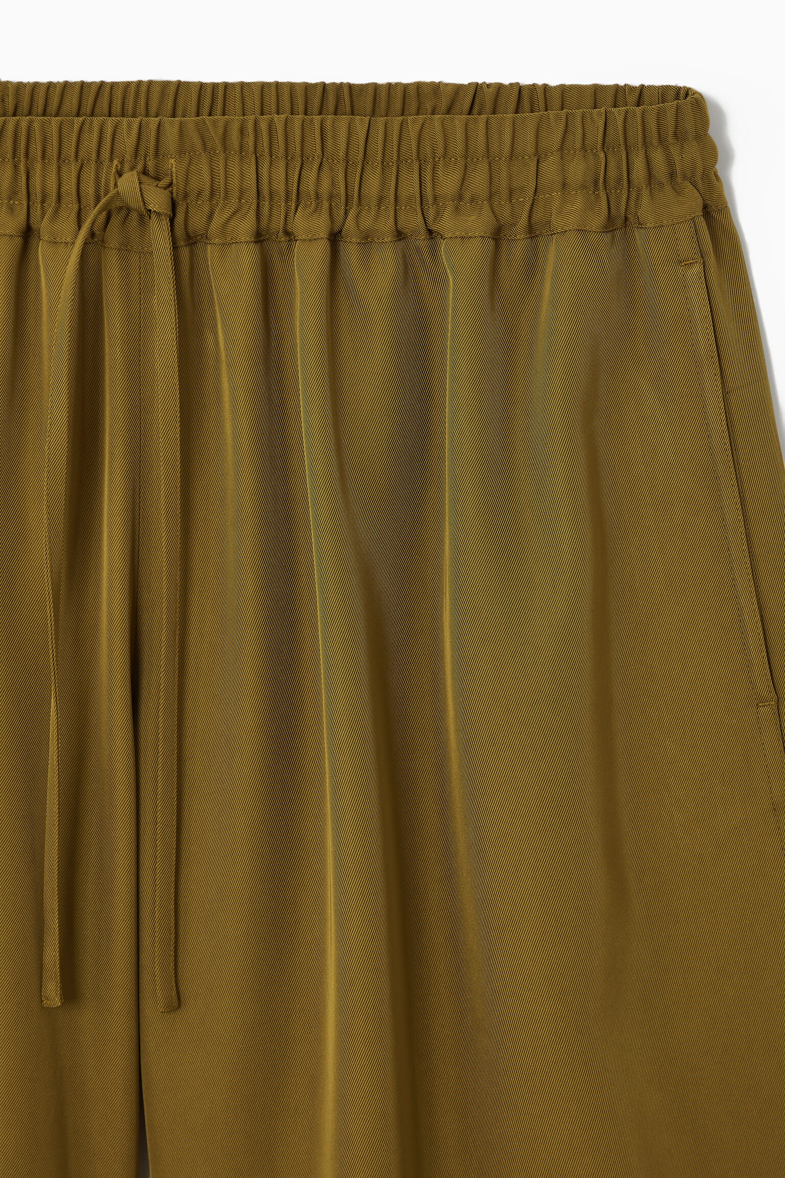 WIDE-LEG SHORTS - KHAKI GREEN - 2