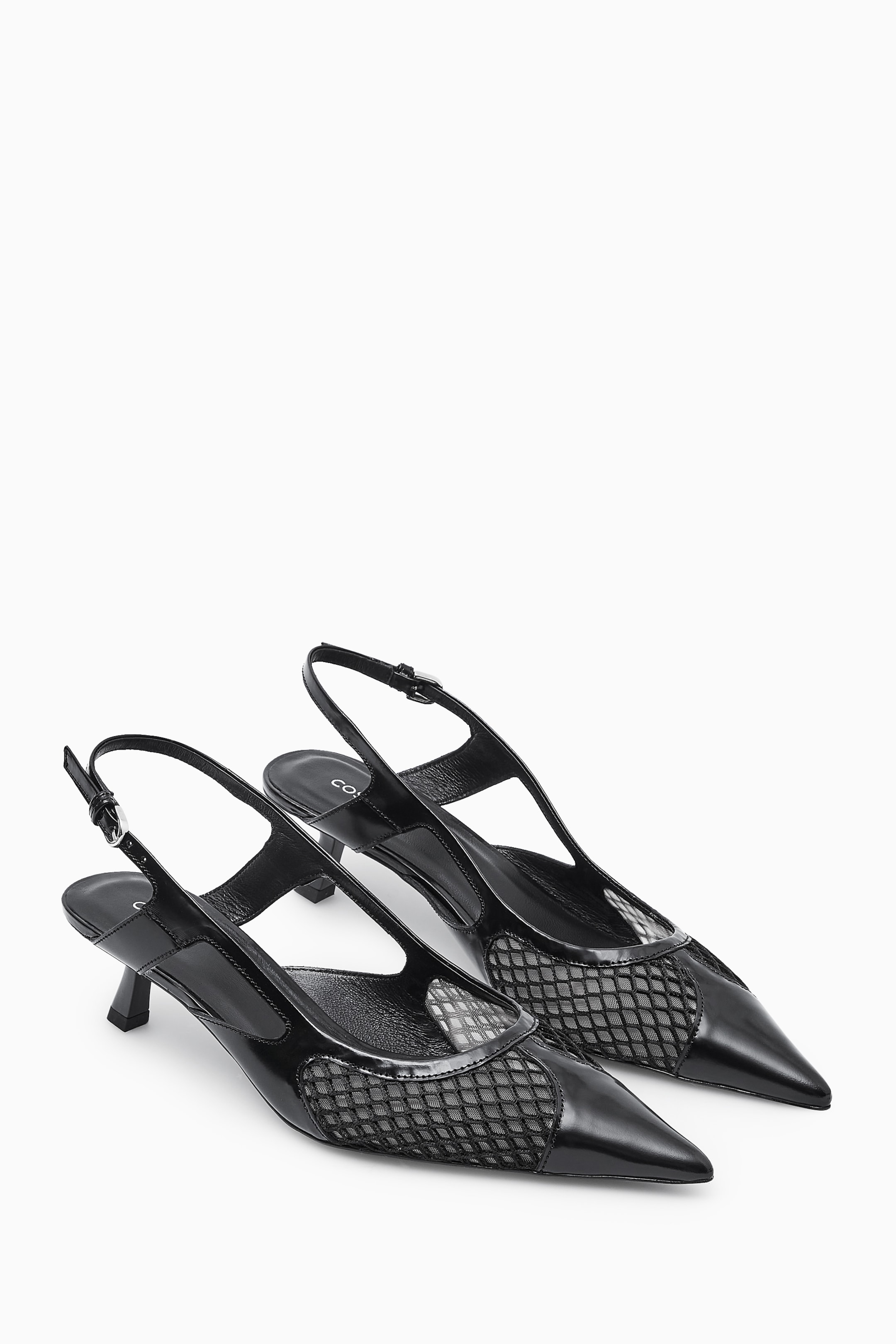 Größeres Bild ansehen: SCHUHE MIT KITTEN-HEELS UND SLINGBACK-RIEMEN - SCHWARZ - Ladies | H&M DE 2