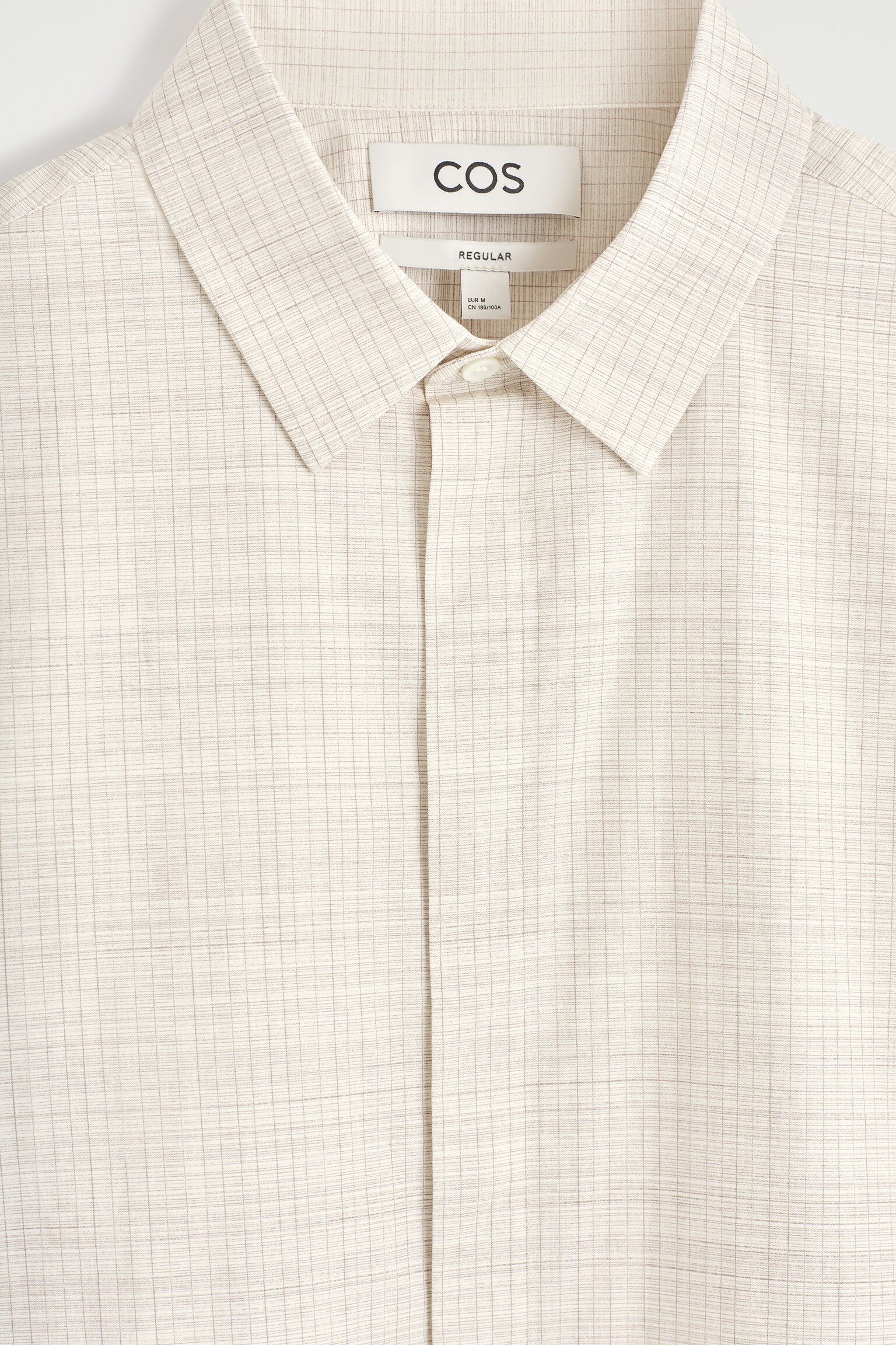 CHEMISE À CARREAUX EN COTON - BEIGE / CARREAUX/BORDEAUX / BLEU / CARREAUX - 3