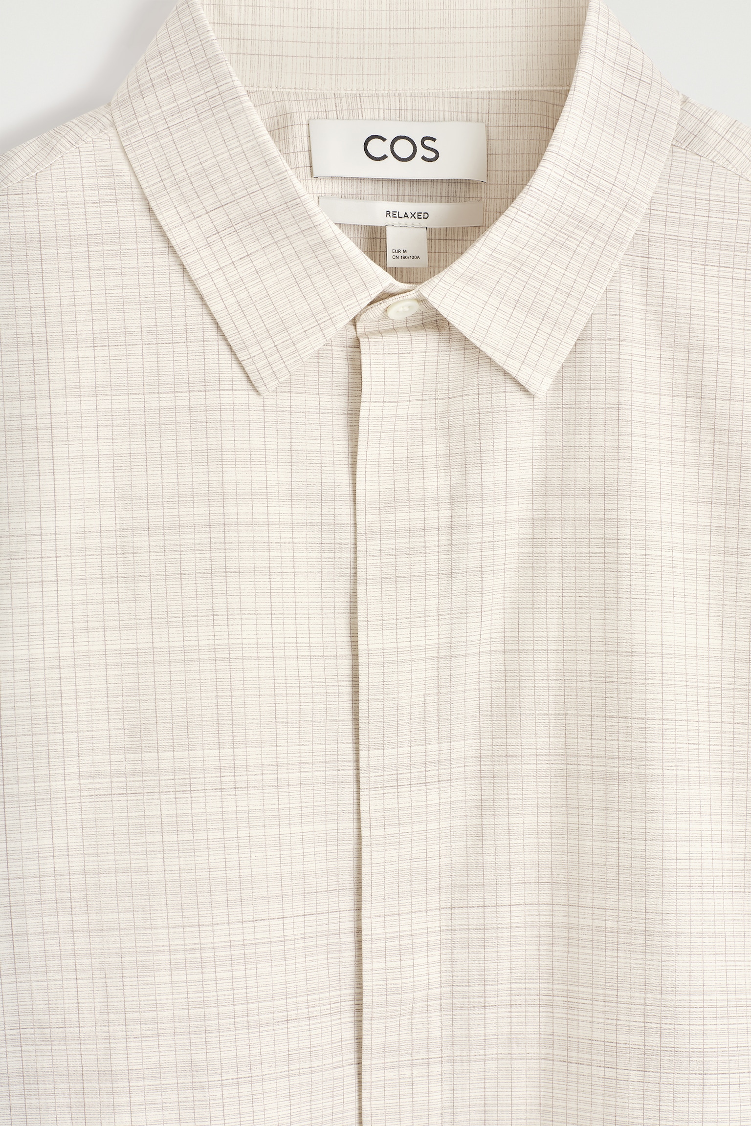 CHEMISE À CARREAUX EN COTON - BEIGE / CARREAUX - 5