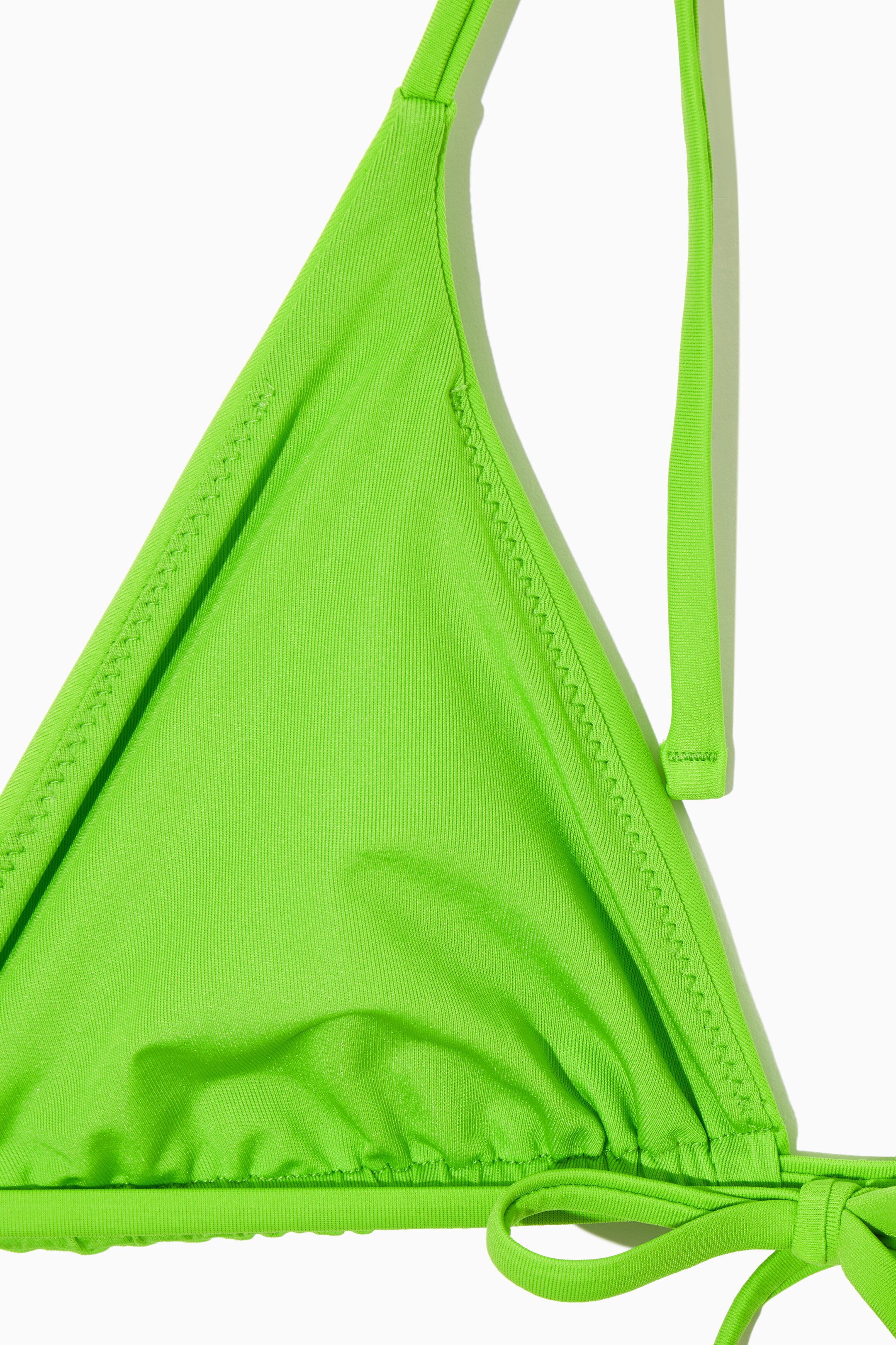 View larger image: TRIANGLE BIKINI TOP - NEON GREEN - Ladies | H&M GB 3