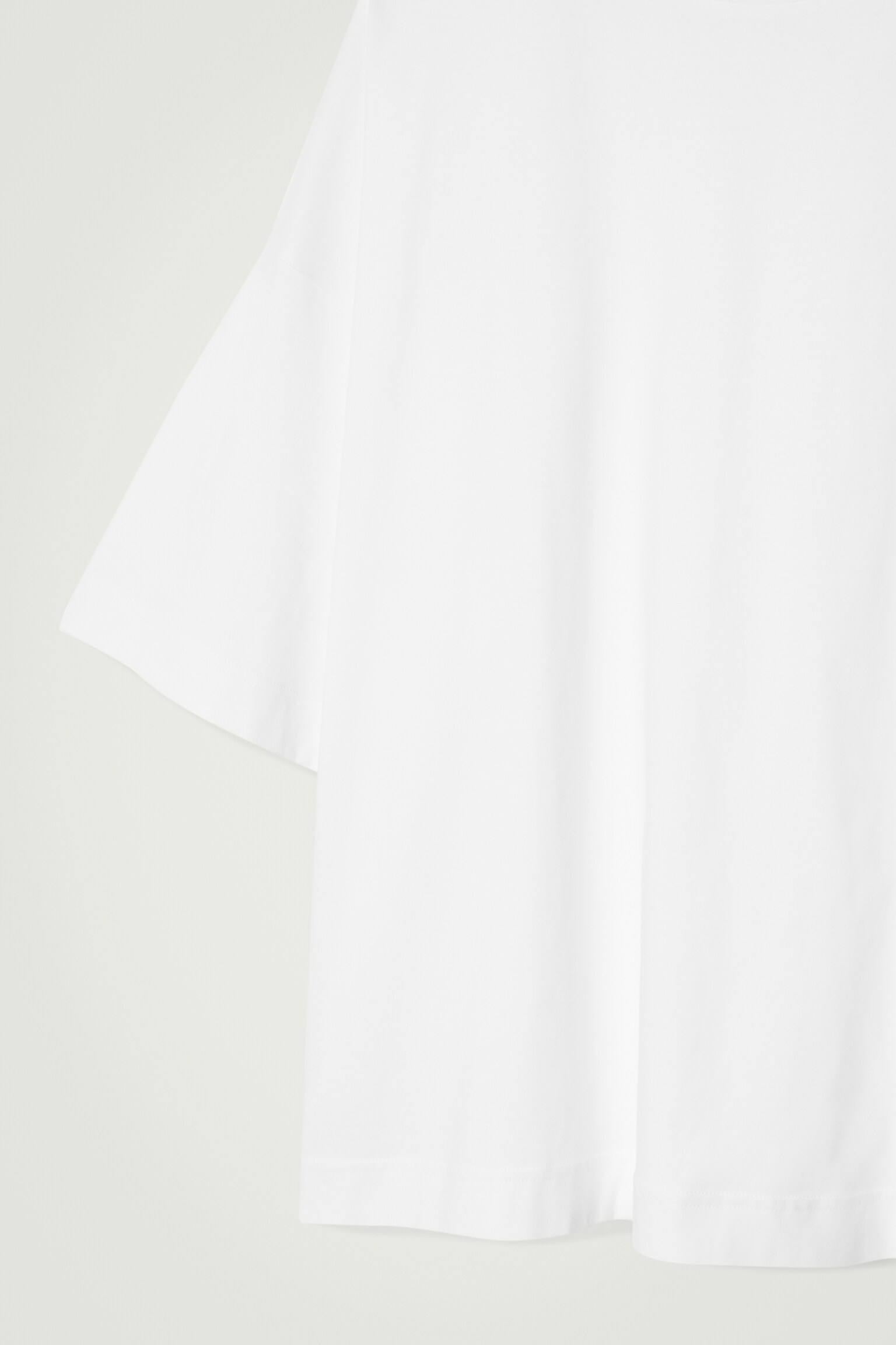CAMISETA OVERSIZE ALGODÓN EXTRAANCHA - BLANCO/AZUL MARINO - 7