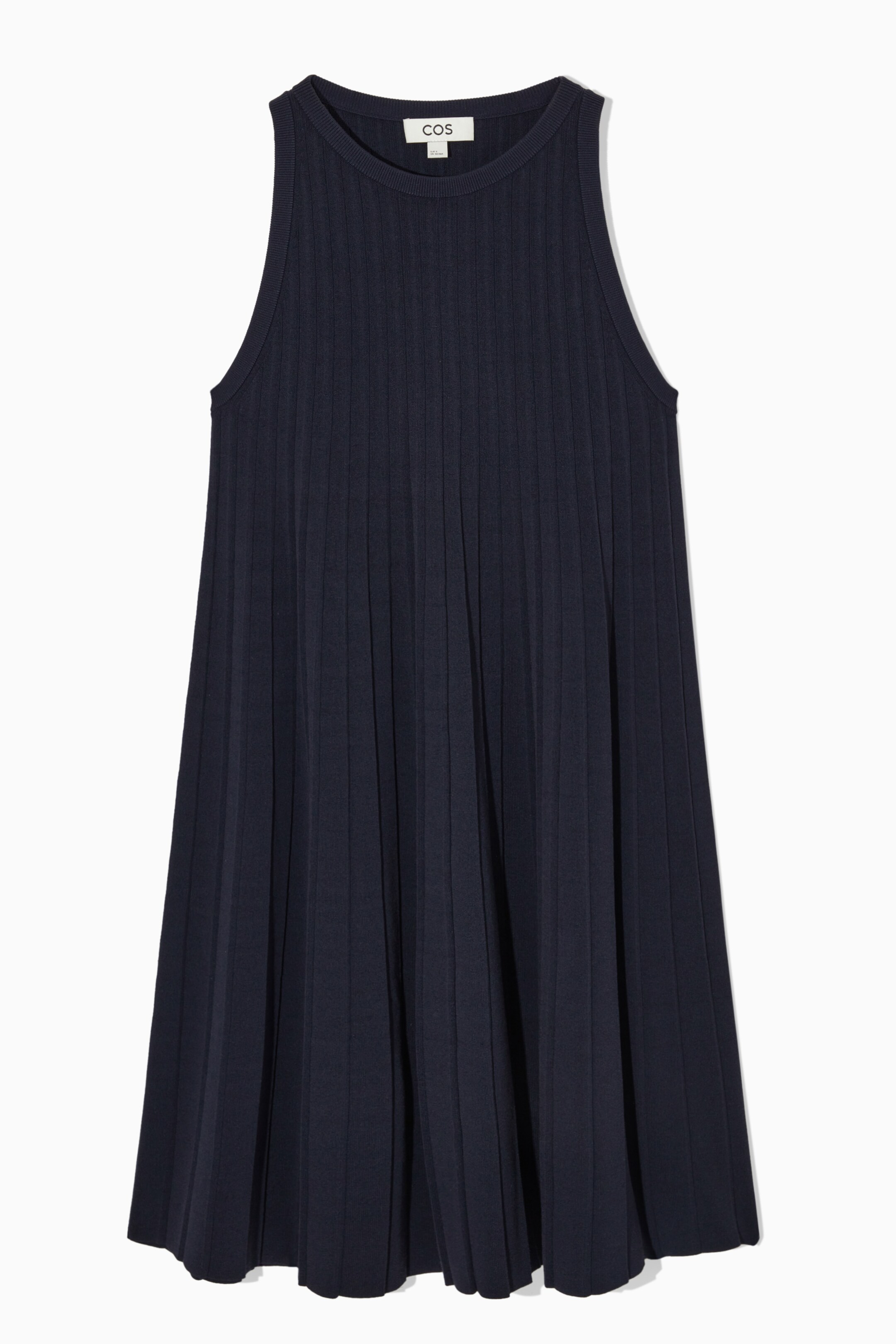 Grösseres Bild ansehen: MINIKLEID IN A-LINIE MIT FALTEN - NAVYBLAU - DAMEN | H&M CH 1