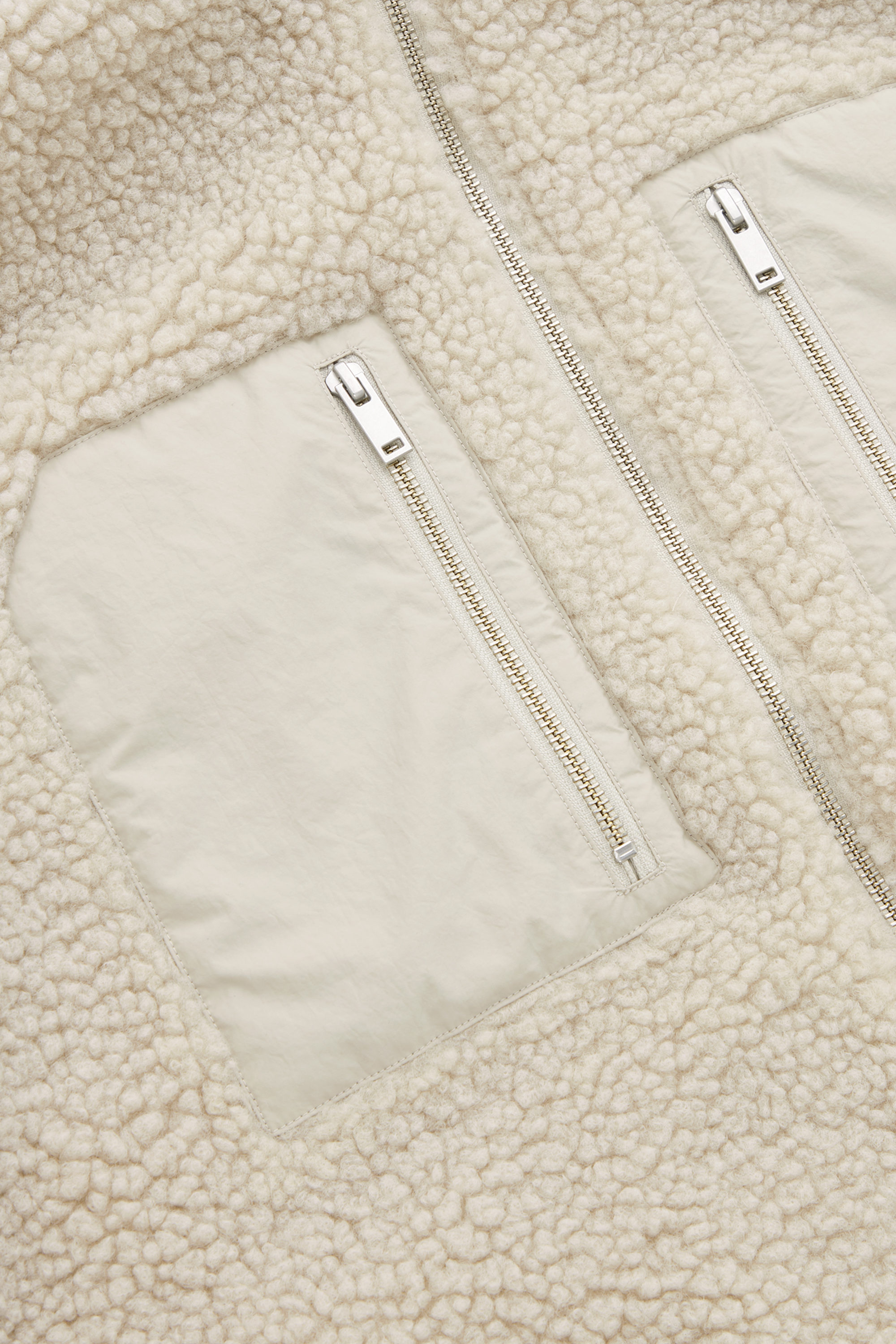 TEDDY PATCH-POCKET JACKET - BEIGE | COS