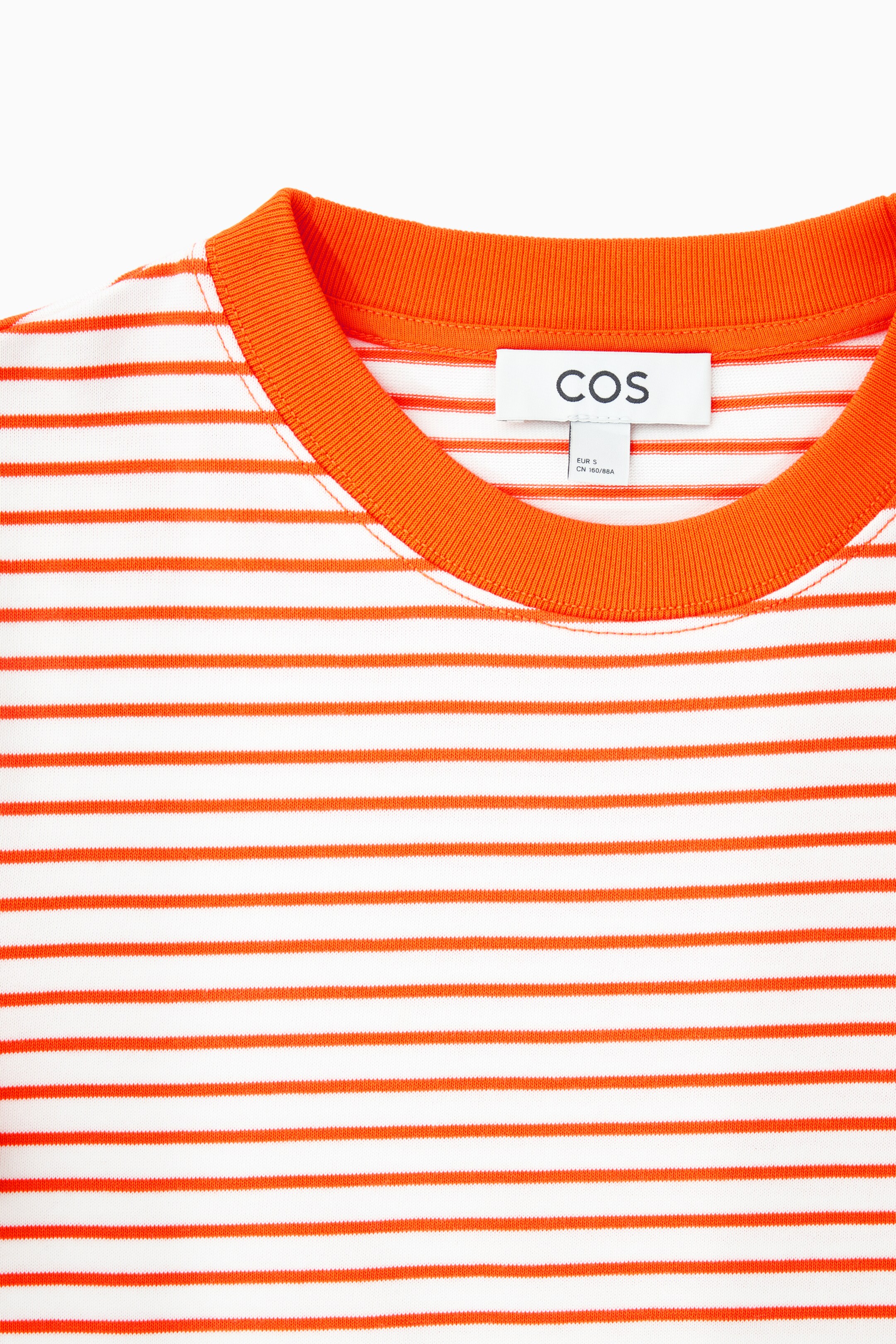 View larger image: CLEAN CUT REGULAR T-SHIRT - WHITE / ORANGE / STRIPED - Ladies | H&M GB 2