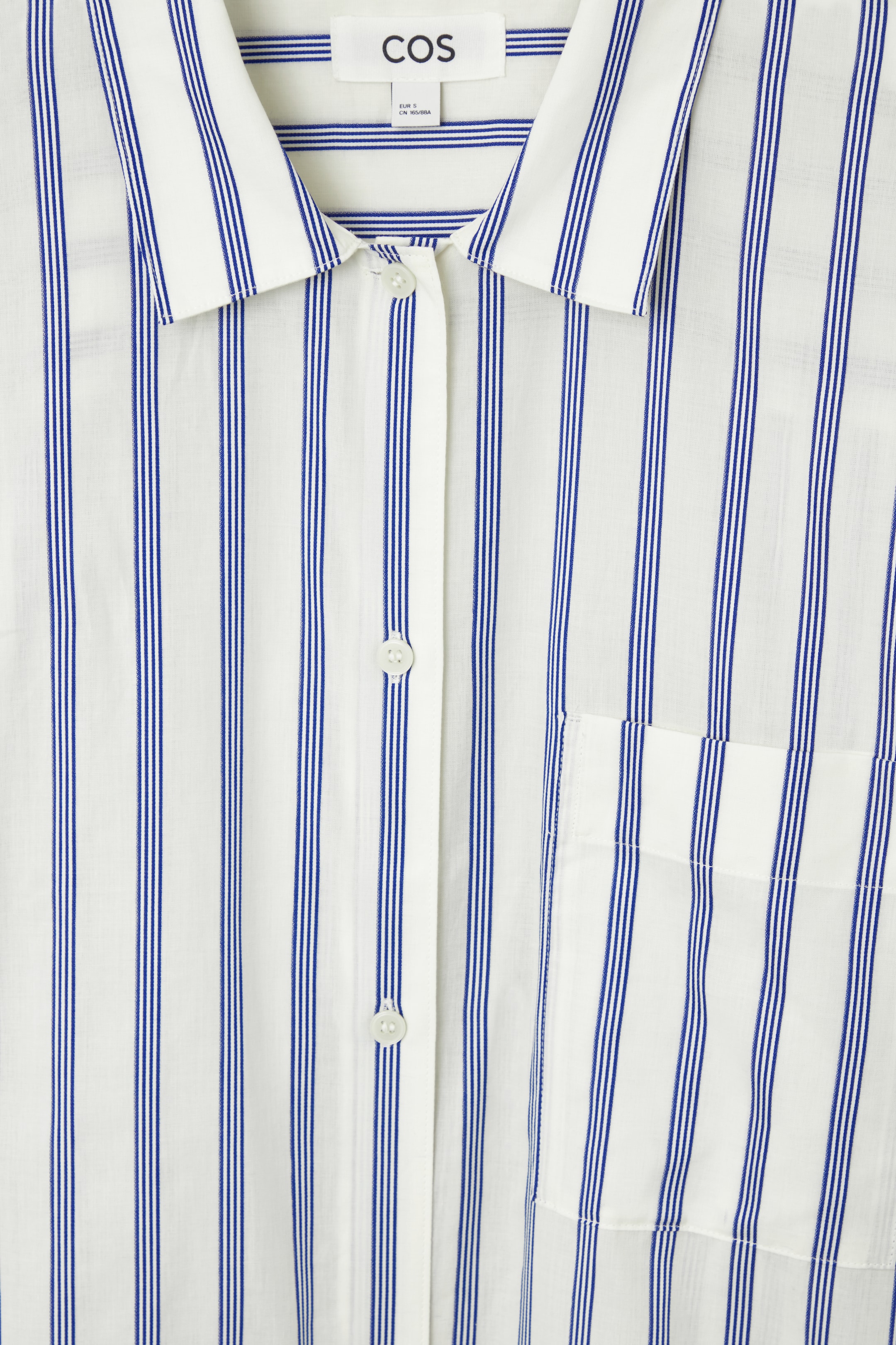 View larger image: STRIPED PYJAMA SHIRT - WHITE / BLUE / STRIPED - Ladies | H&M GB 2