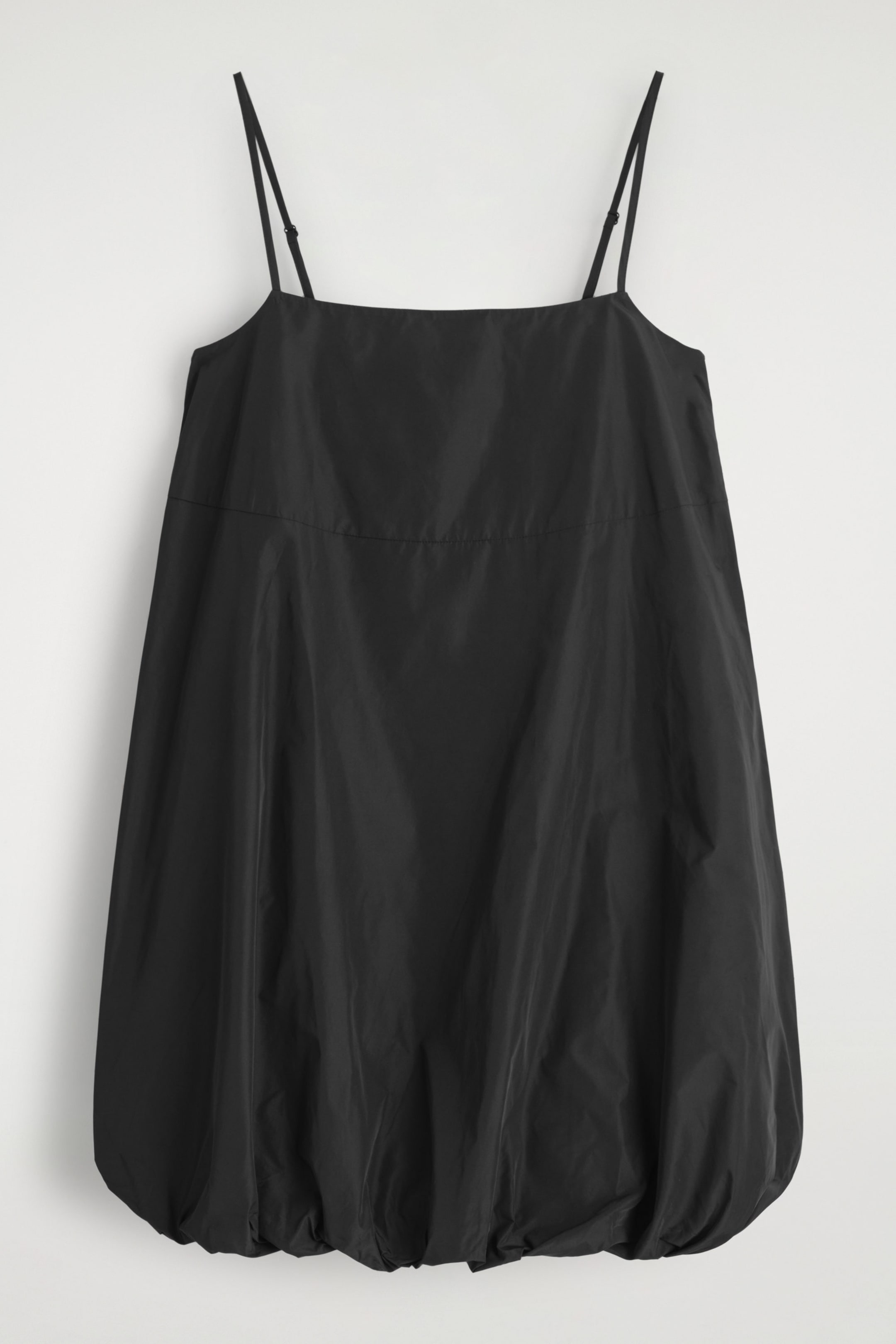 BUBBLE-HEM MINI DRESS