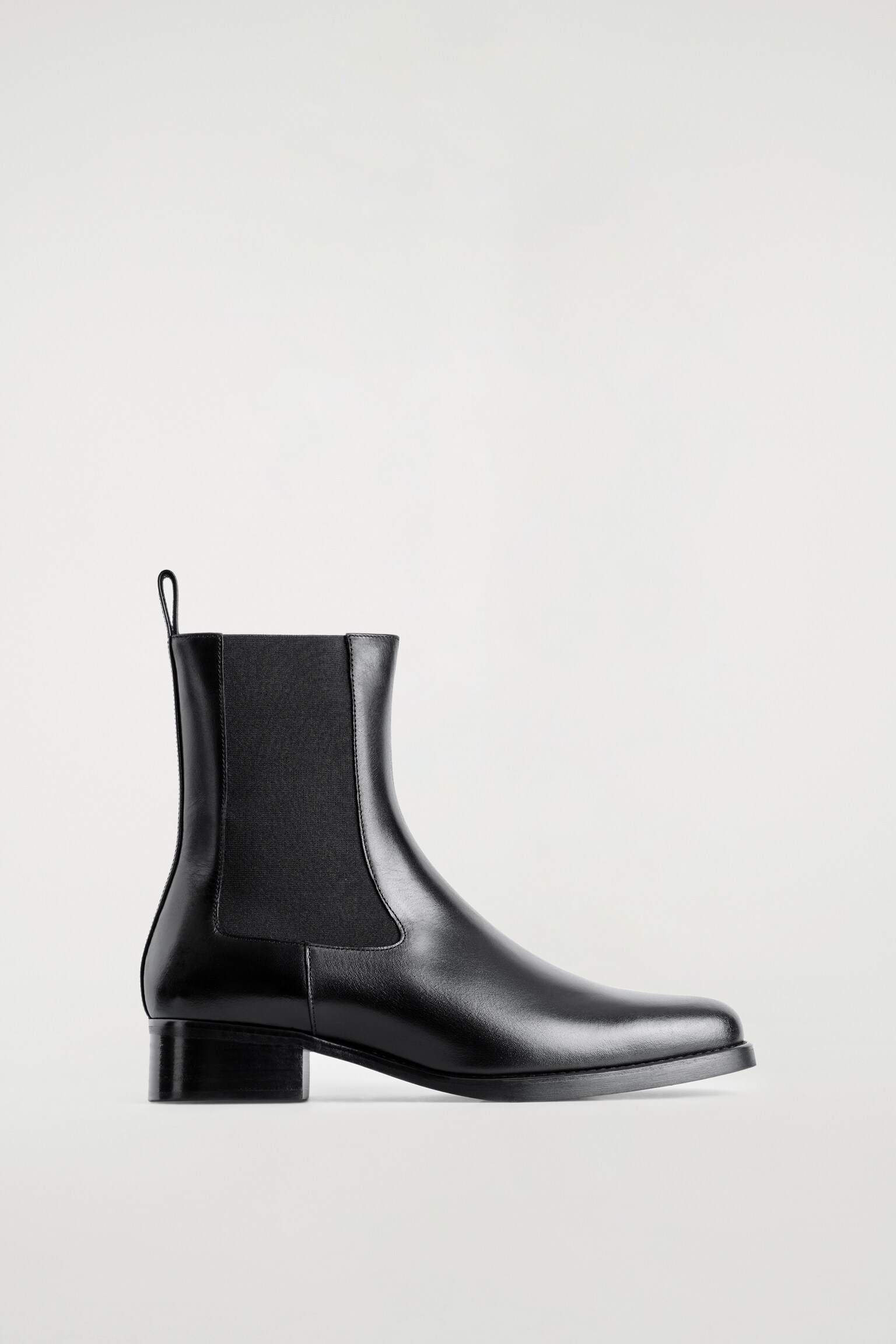 STIVALETTI CHELSEA IN PELLE - NERO - 2