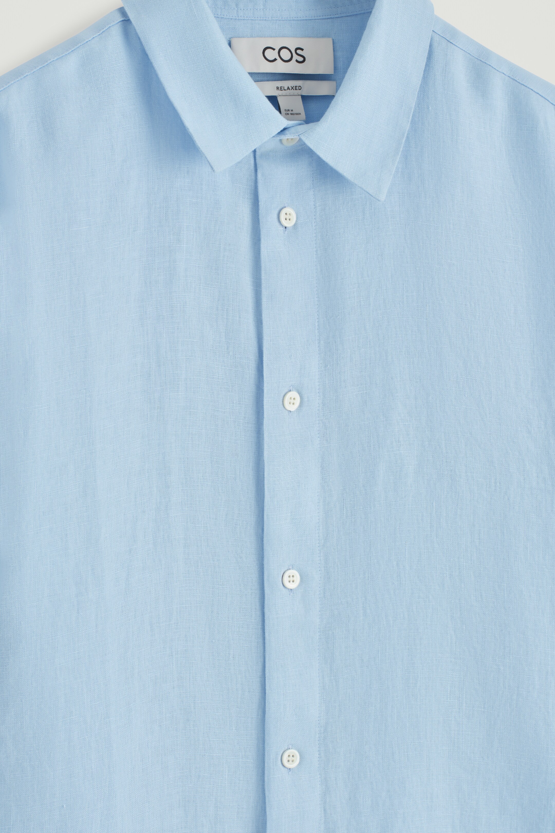 Agrandir l'image: CHEMISE DÉCONTRACTÉE EN LIN - BLEU CIEL - HOMME | H&M FR 9