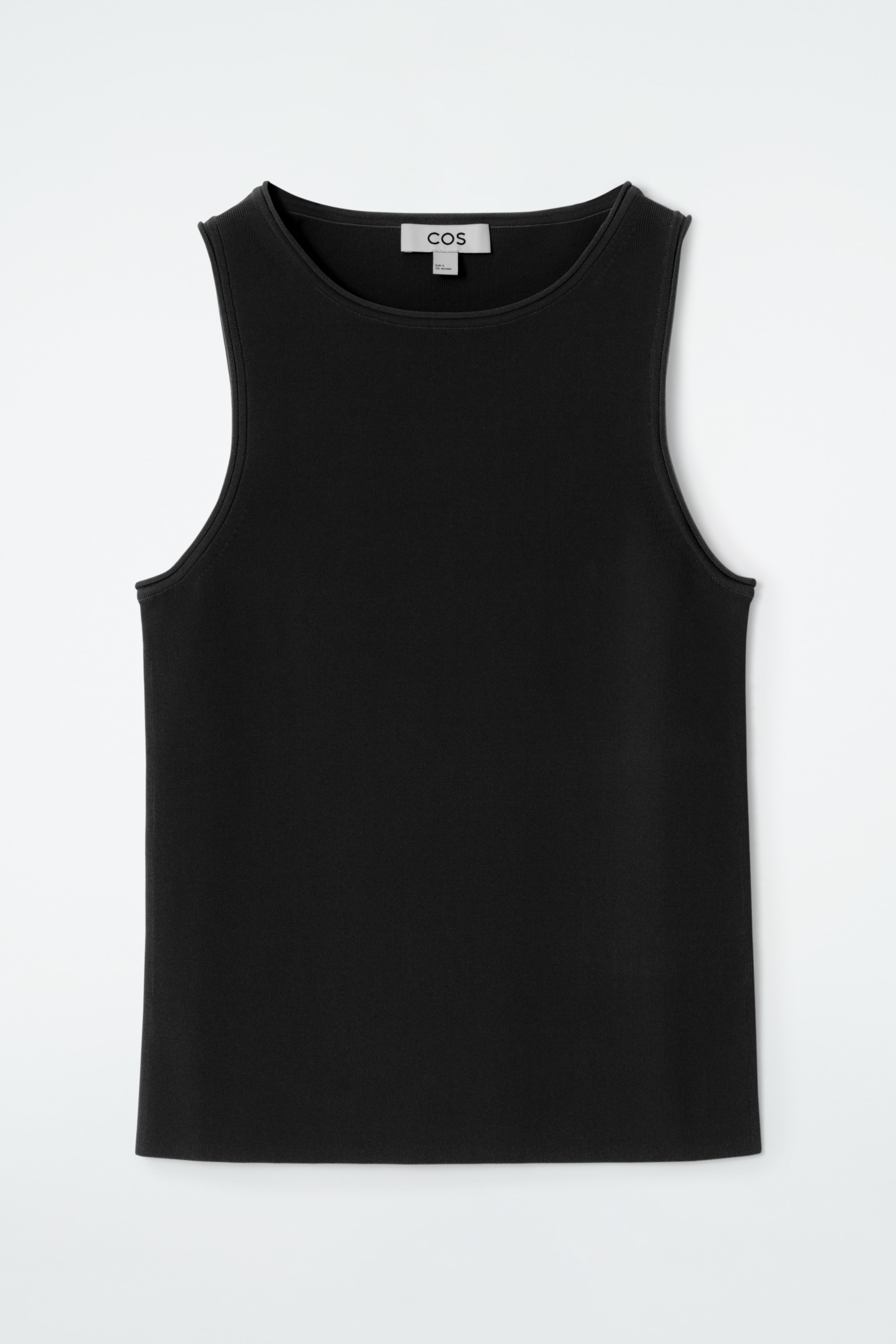 Visualizza immagine più grande: CANOTTA CON LAVORAZIONE A MAGLIA TUBOLARE - NERO - DONNA | H&M IT 7