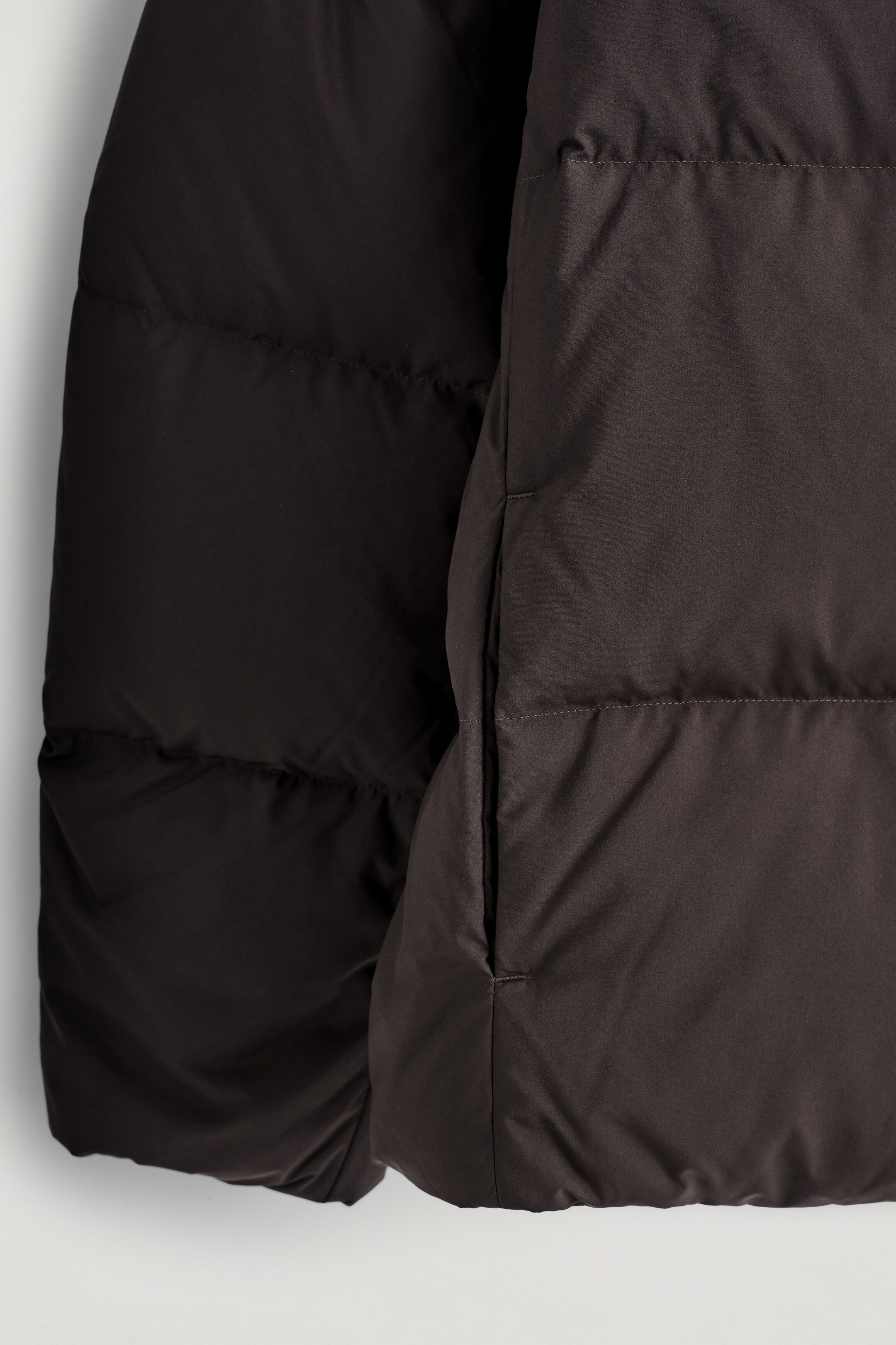 View larger image: HOODED DOWN PUFFER JACKET - DARK BROWN - Men | H&M GB 7