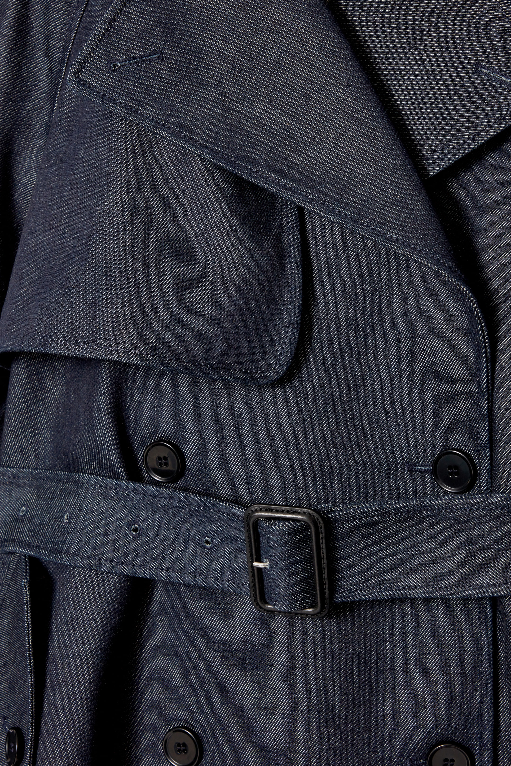 View larger image: OVERSIZED DENIM TRENCH COAT - INDIGO - Ladies | H&M GB 9