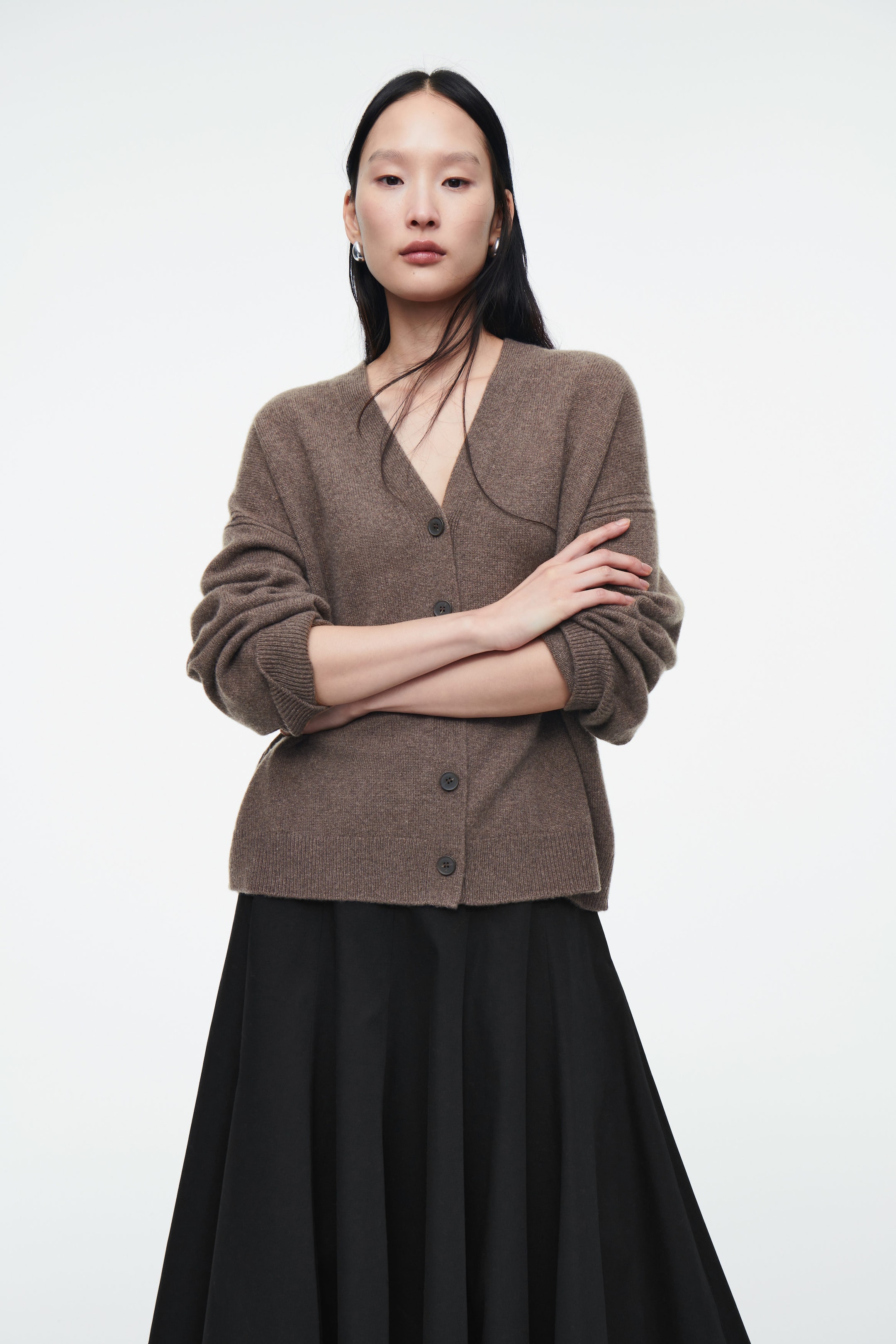 PURE CASHMERE CARDIGAN