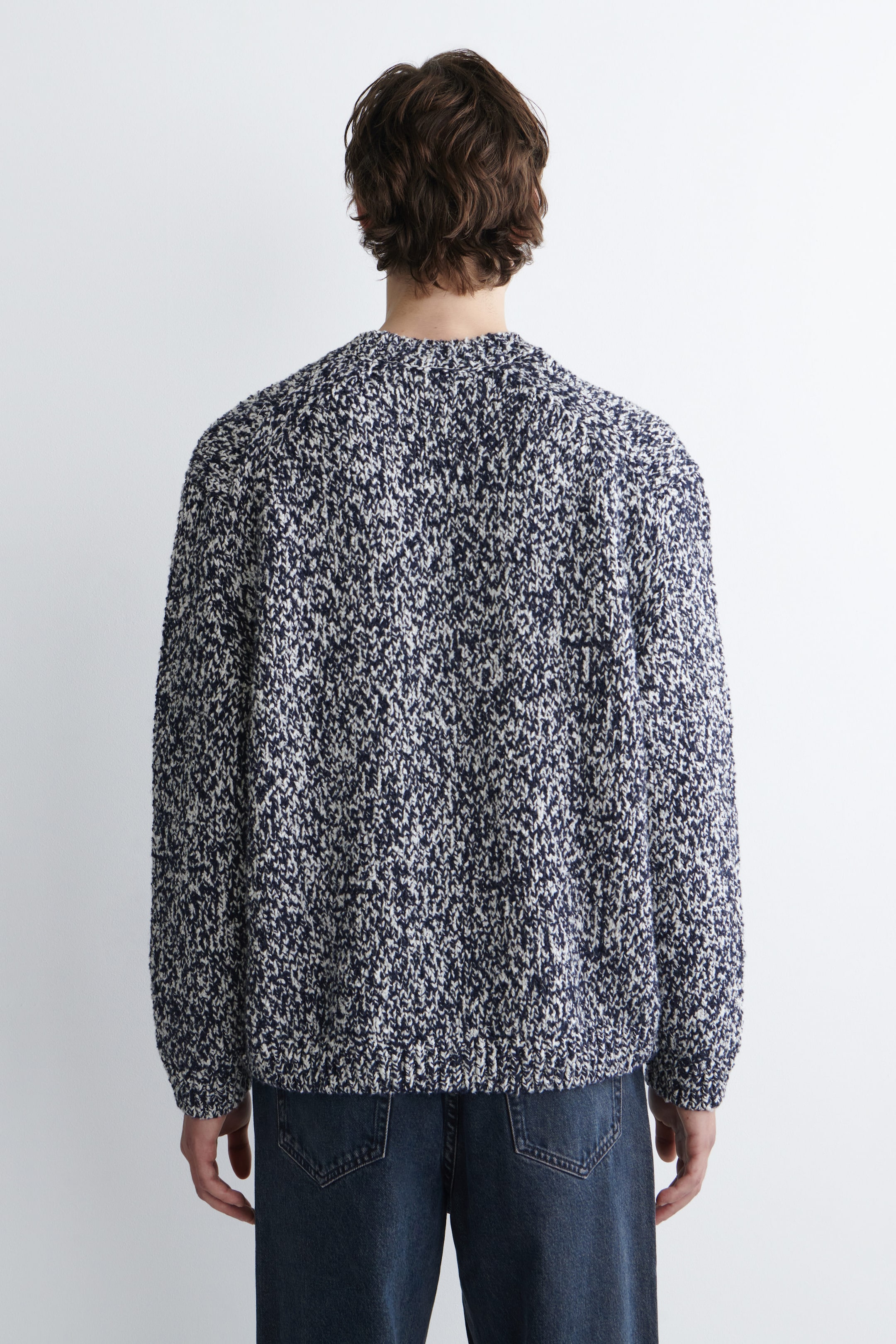 SCHWERER PULLOVER AUS WOLL-MIX