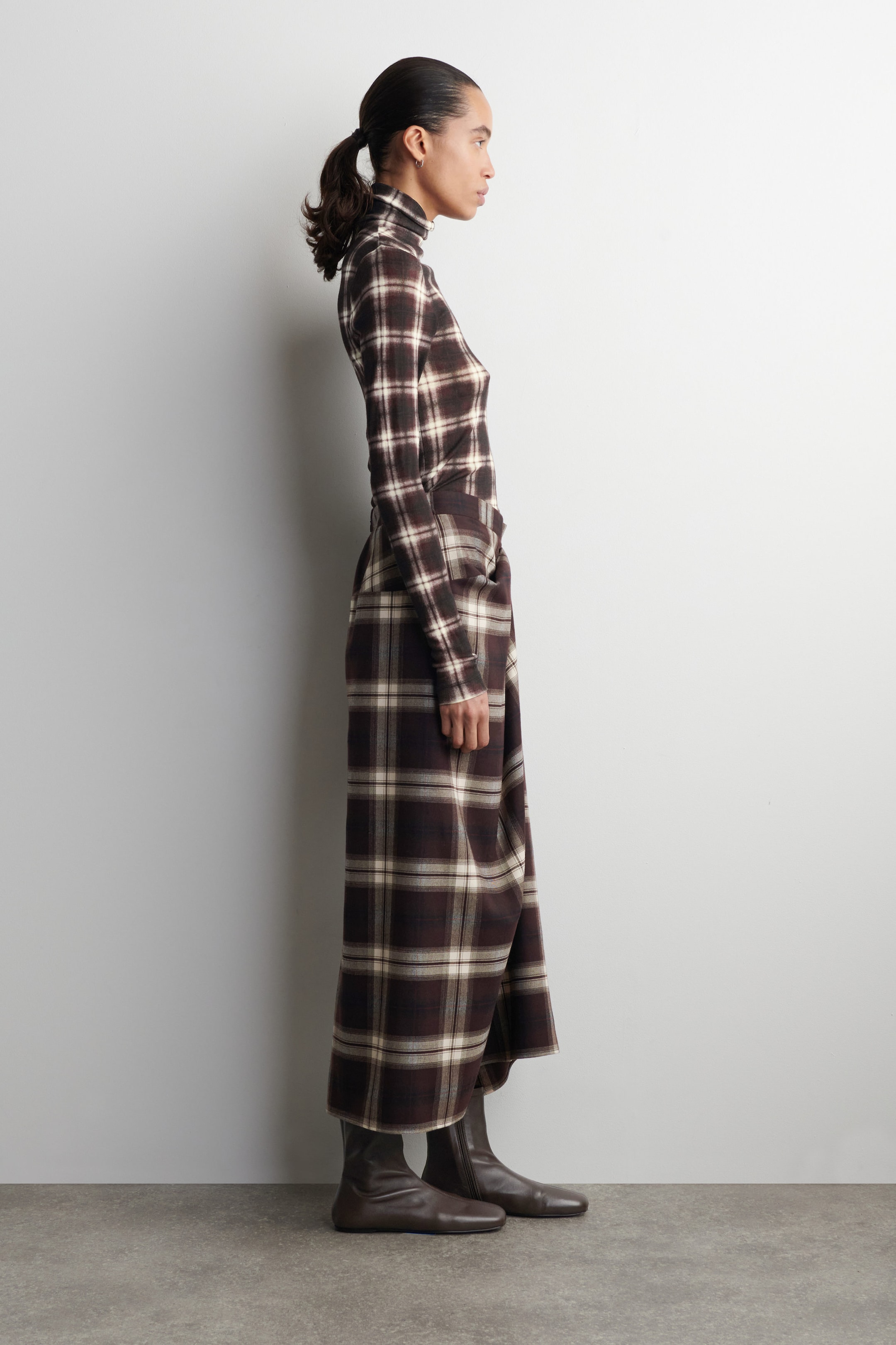 BOTTINES CHAUSSETTES EN CUIR