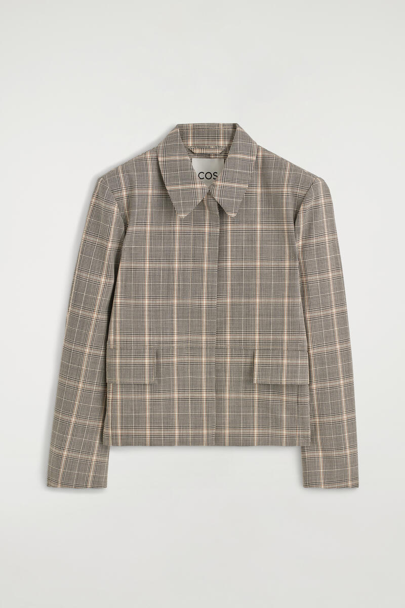 Checked Wool Jacket
