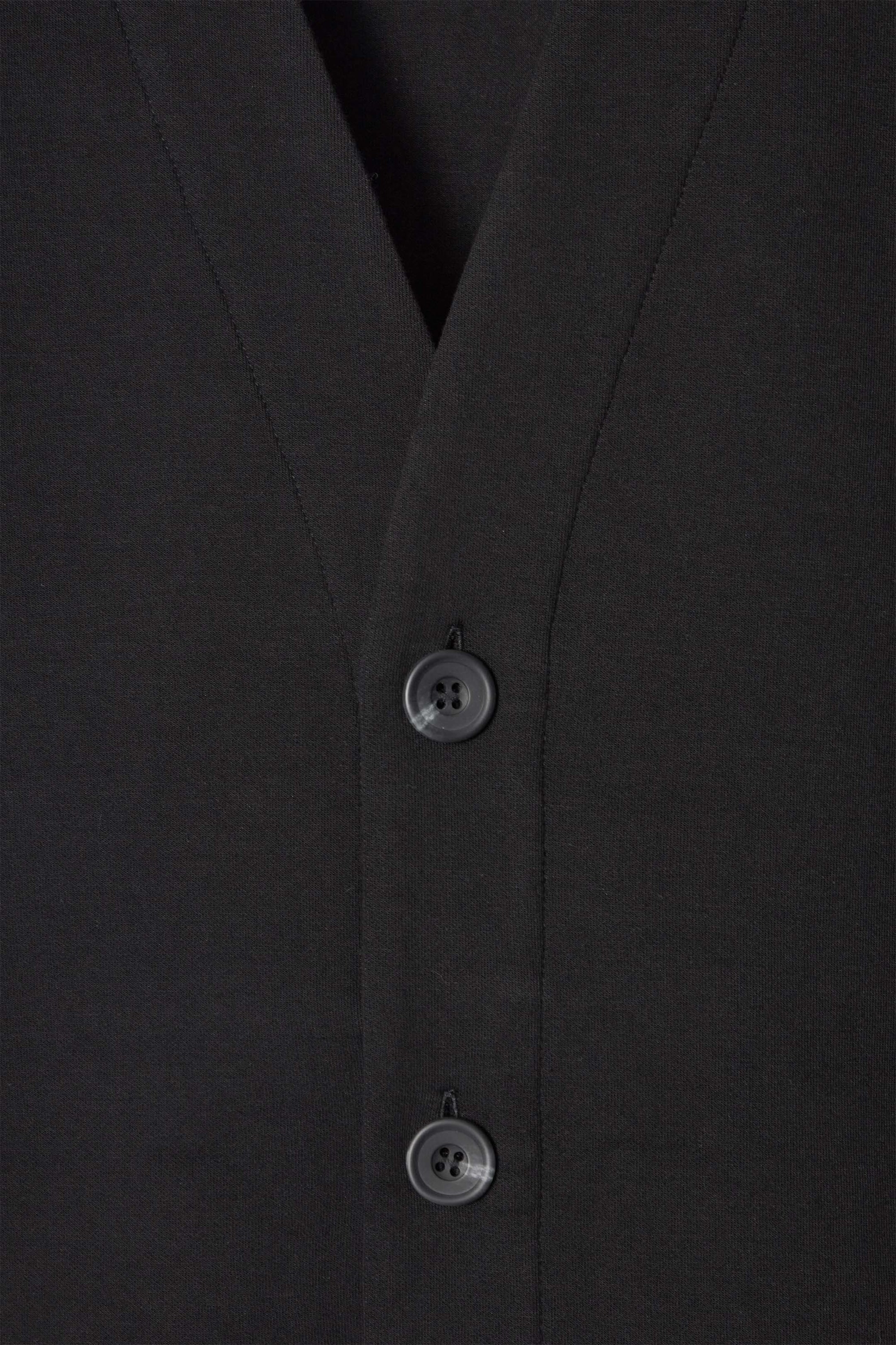 Agrandir l'image: CARDIGAN COL V EN JERSEY DE NÉOPRÈNE - NOIR - HOMME | H&M CH 2