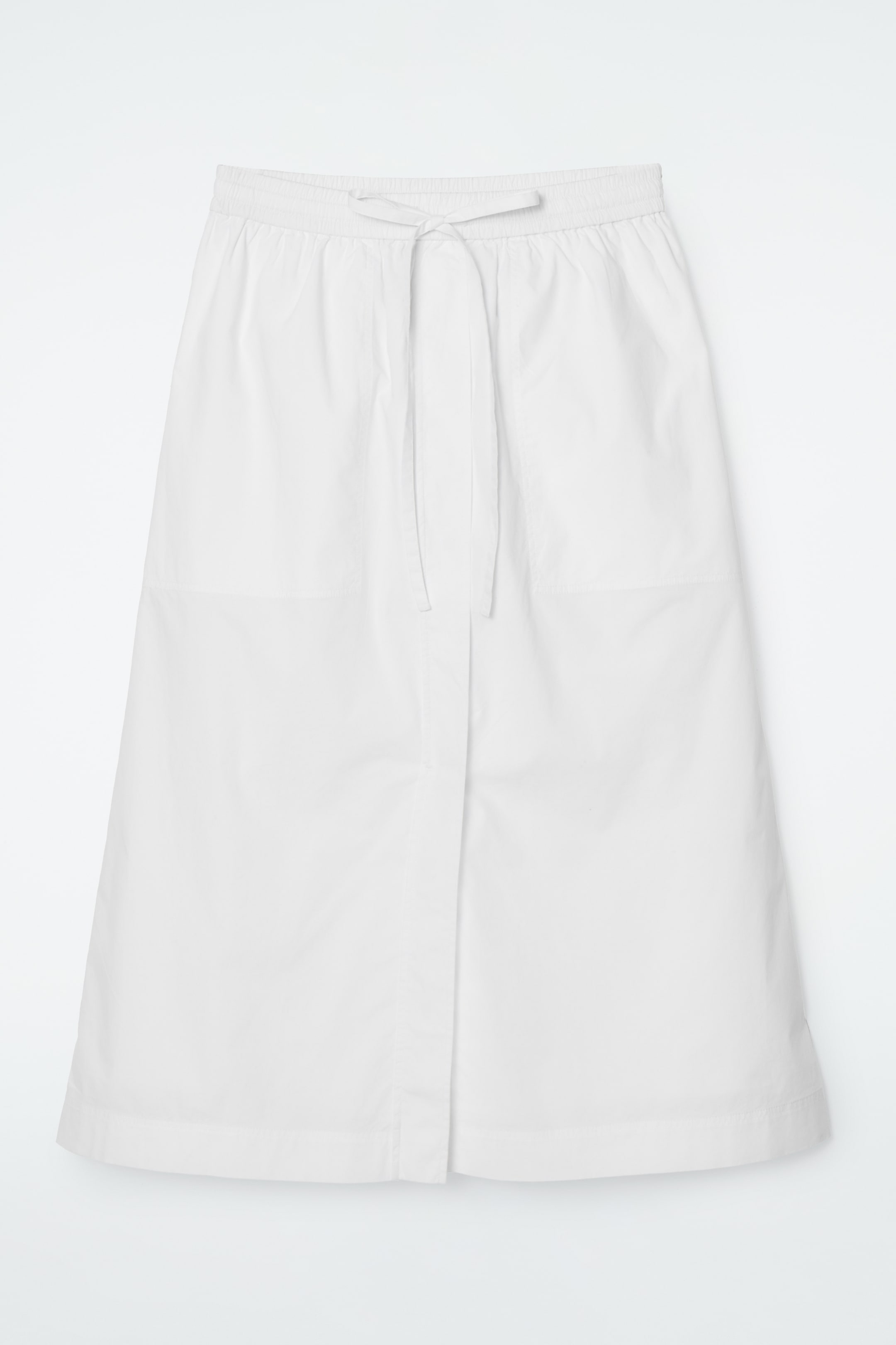 View larger image: DRAWSTRING MIDI SKIRT - WHITE - Ladies | H&M GB 1
