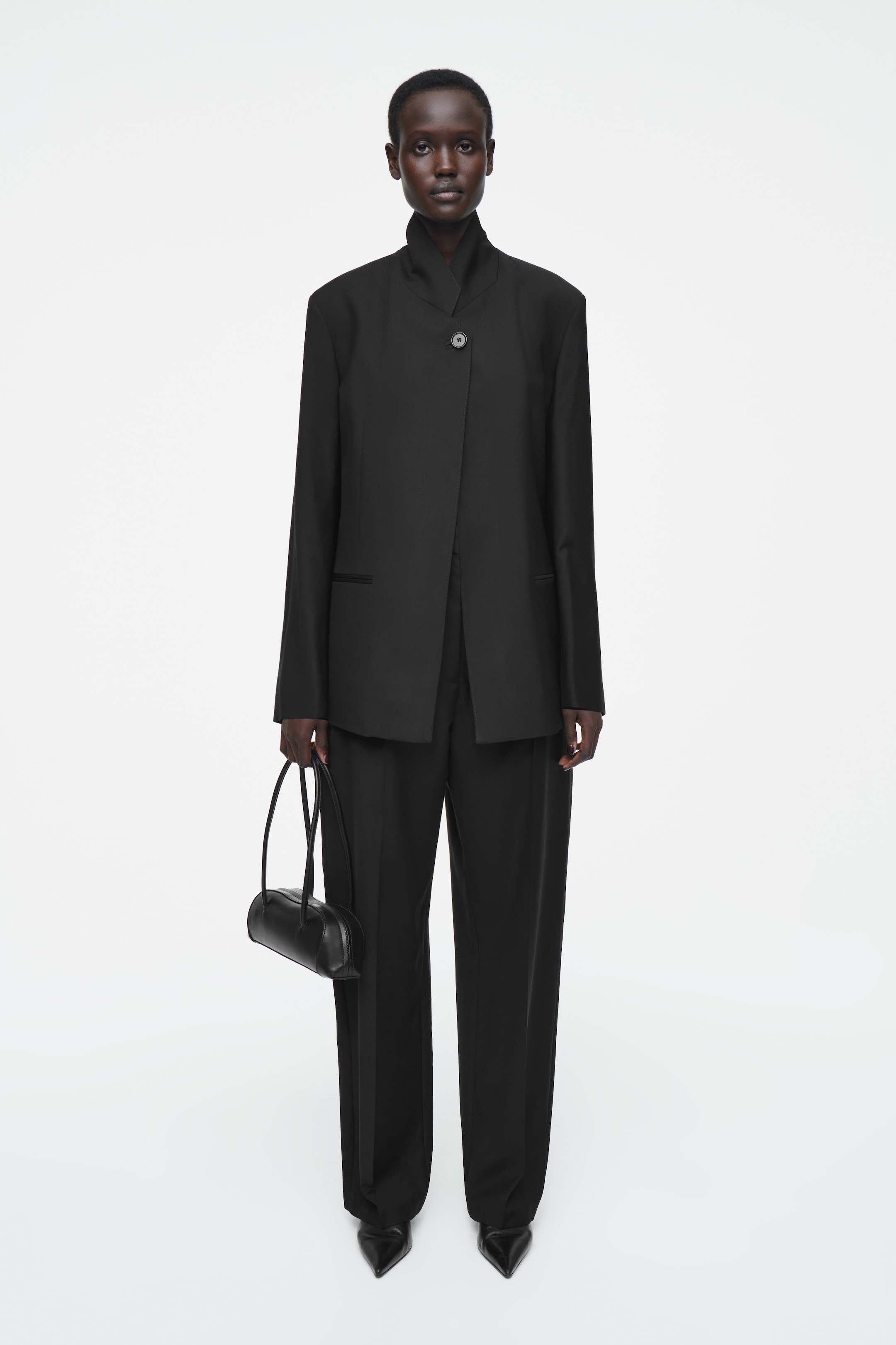 Agrandir l'image: PETIT SAC BOWLING EASTSIDE - CUIR - NOIR - FEMME | H&M CH 2