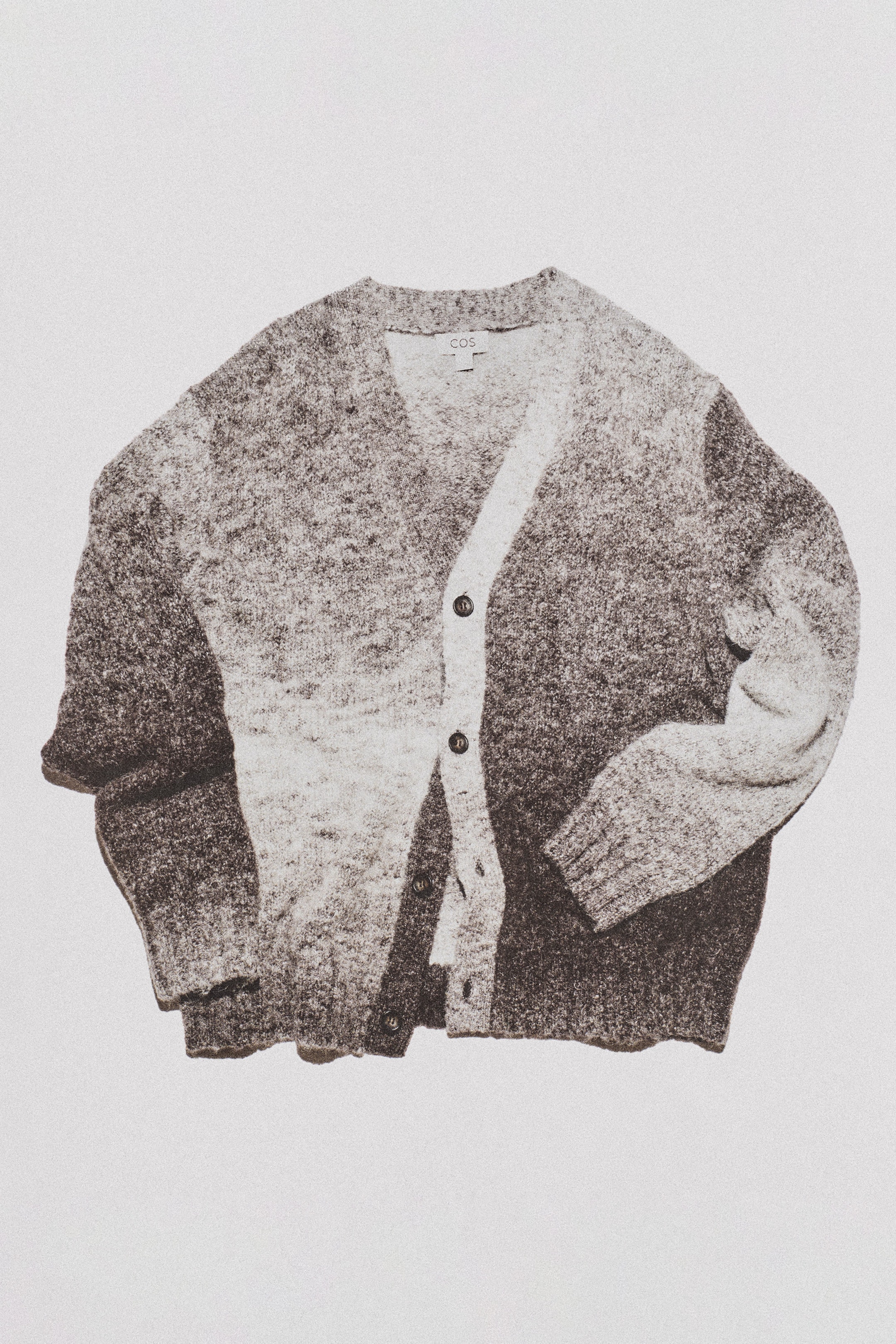 DEGRADE ALPACA-BLEND CARDIGAN