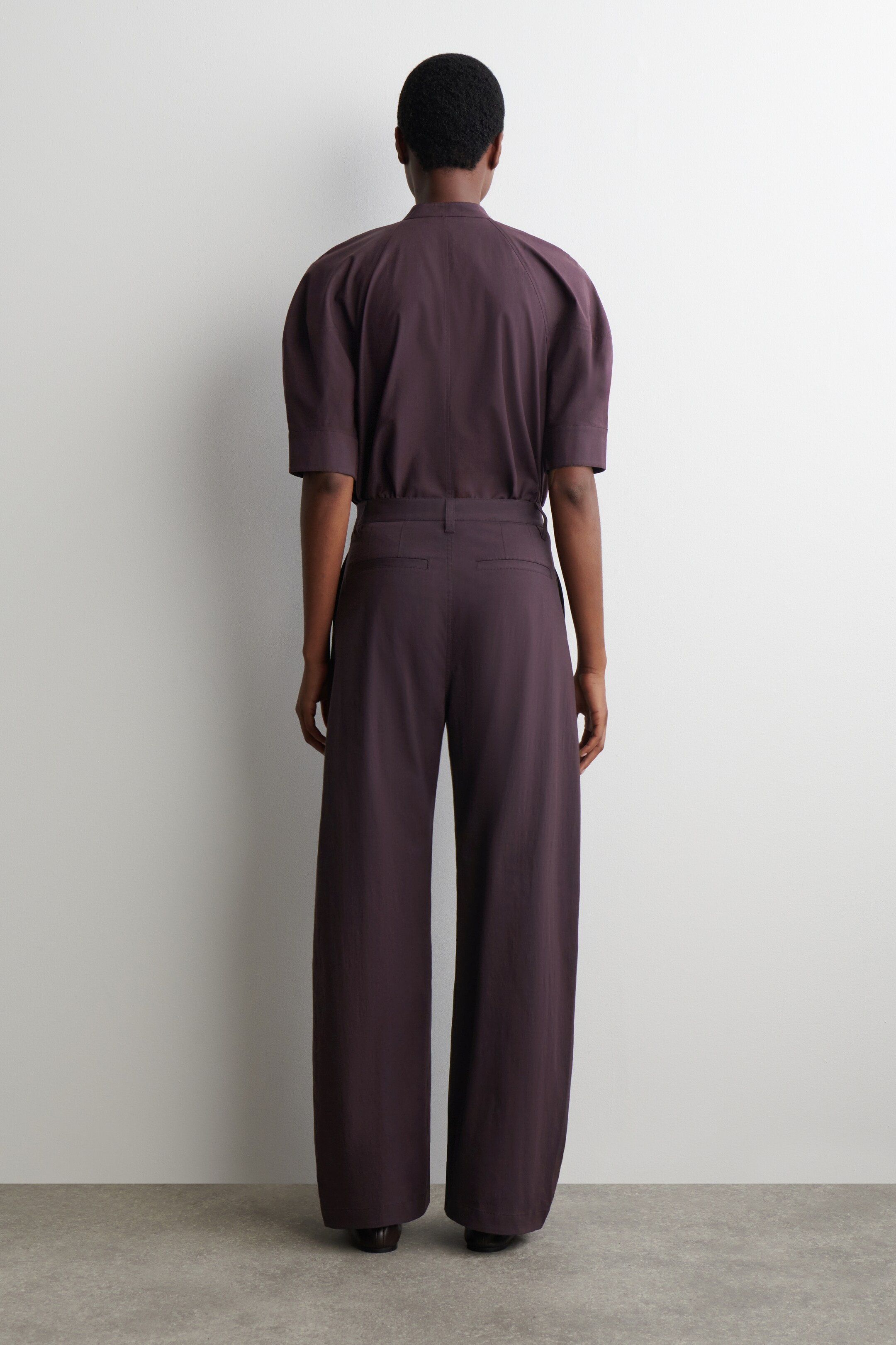 הצגת תמונה גדולה יותר: מכנסי חבית כותנה - סגול - Ladies | H&M IL 3