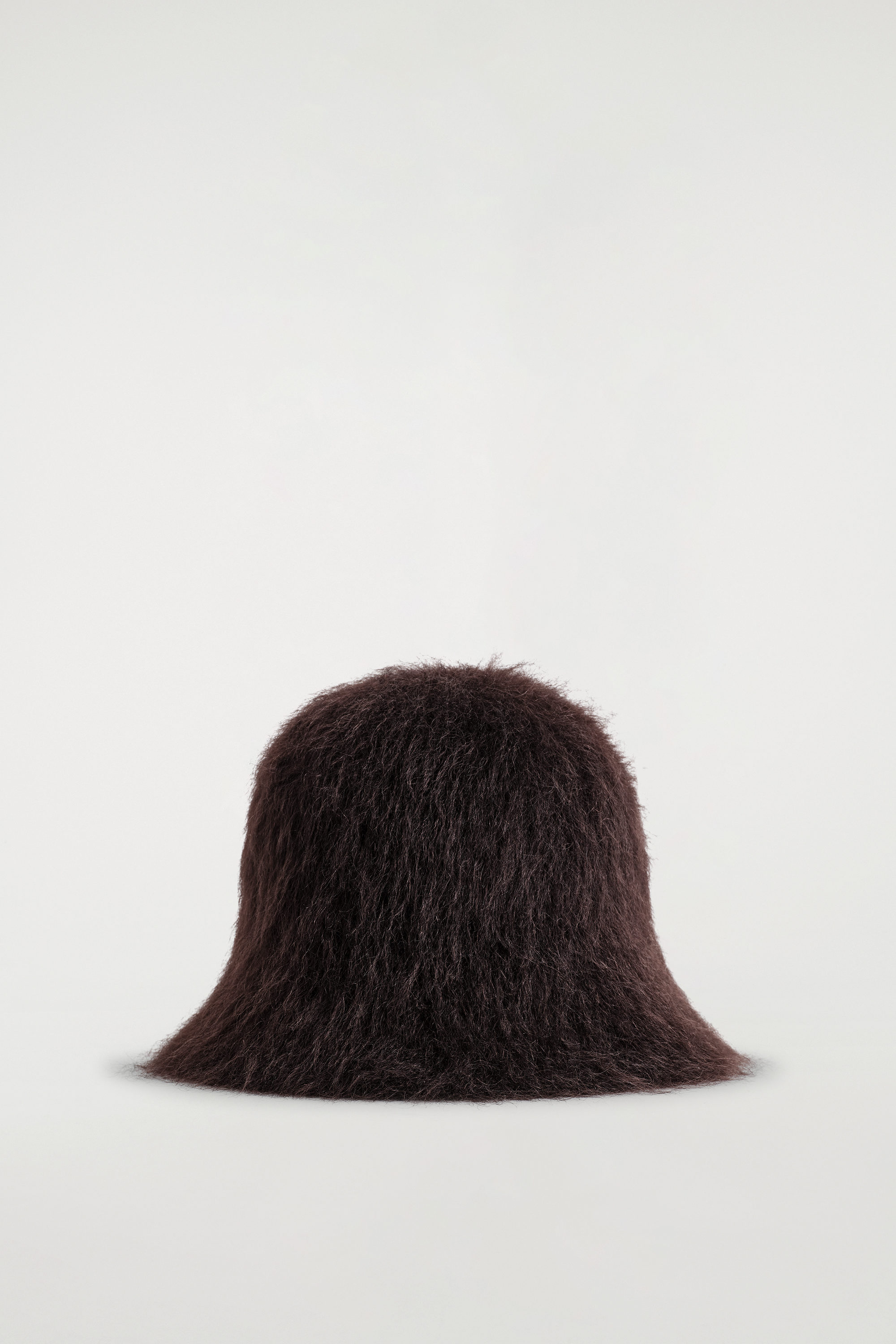 cos モヘアバケットハット MOHAIR BUCKET HAT - DARK BROWN | COS US