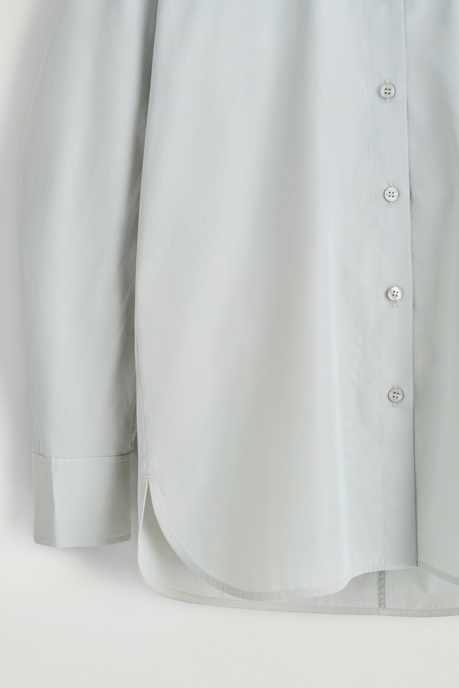CAMICIA IN COTONE PIMA DAL TAGLIO RILASSATO - VERDE CHIARO/BIANCO/ROSSO SCURO - 4