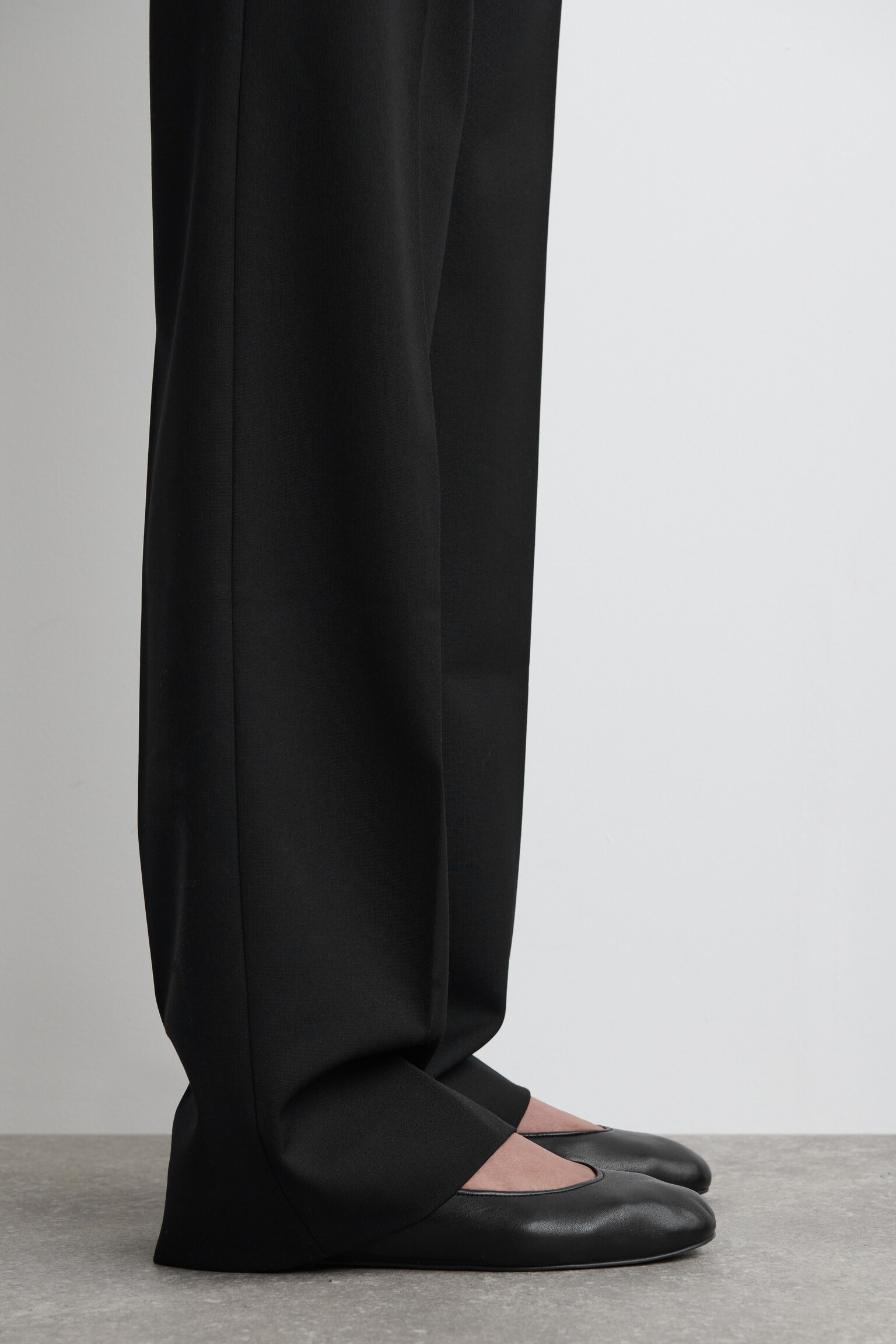 BAILARINAS DE PIEL - NEGRO/CRUDO - 6