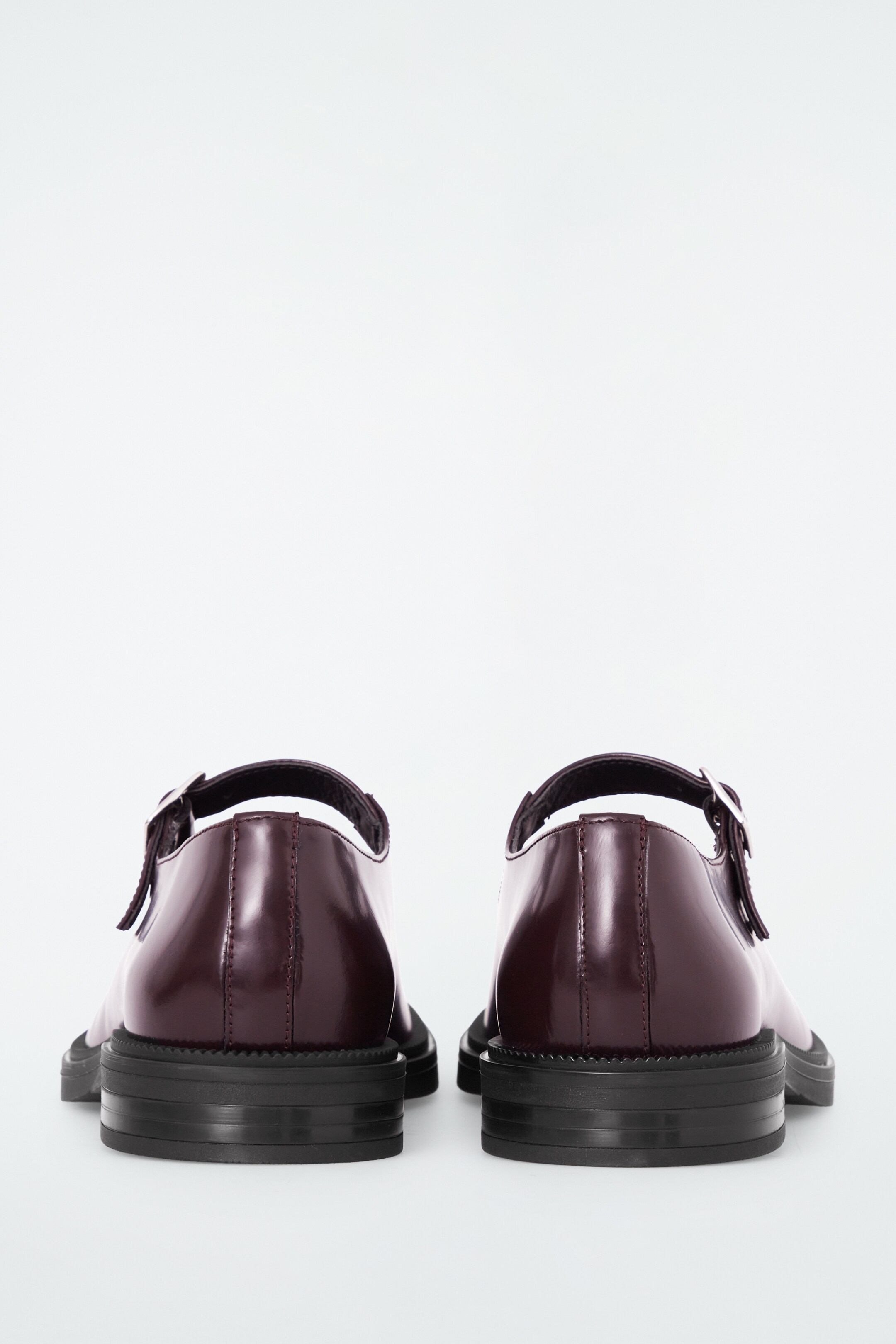 Grotere afbeelding bekijken: CHUNKY LEATHER MARY-JANE SHOES - BORDEAUX - DAMES | H&M NL 2