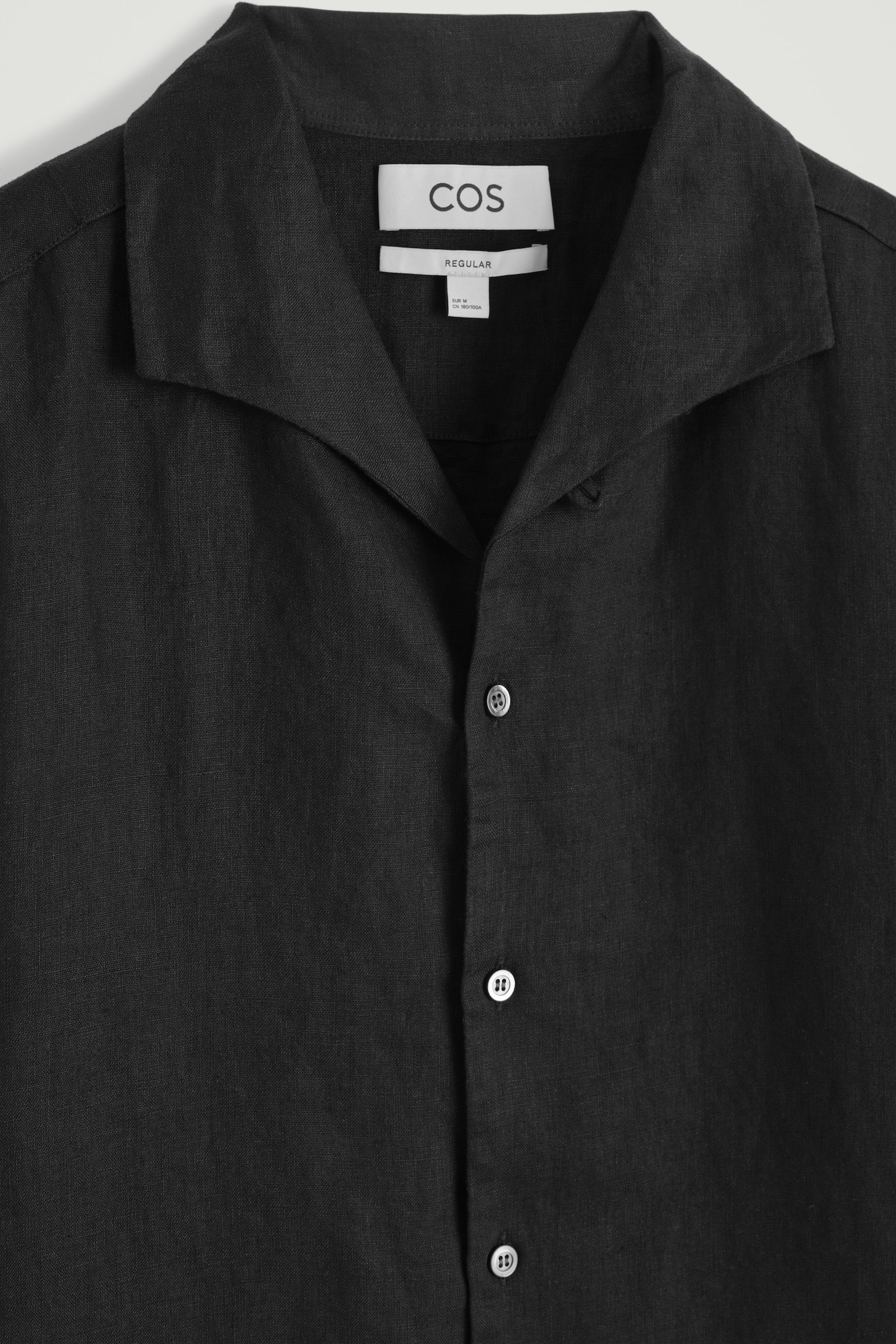 CAMISA DE LINO DE MANGA CORTA - NEGRO/BLANCO/BEIGE/SIN TEÑIR/BLANCO / AZUL / ESTAMPADO - 4