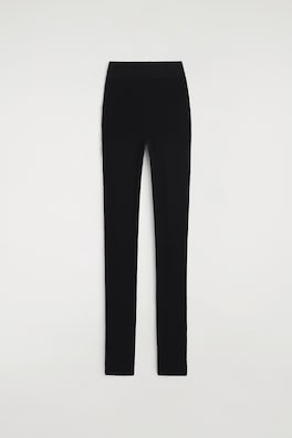 SEAMLESS MERINO WOOL LEGGINGS — BLACK 12