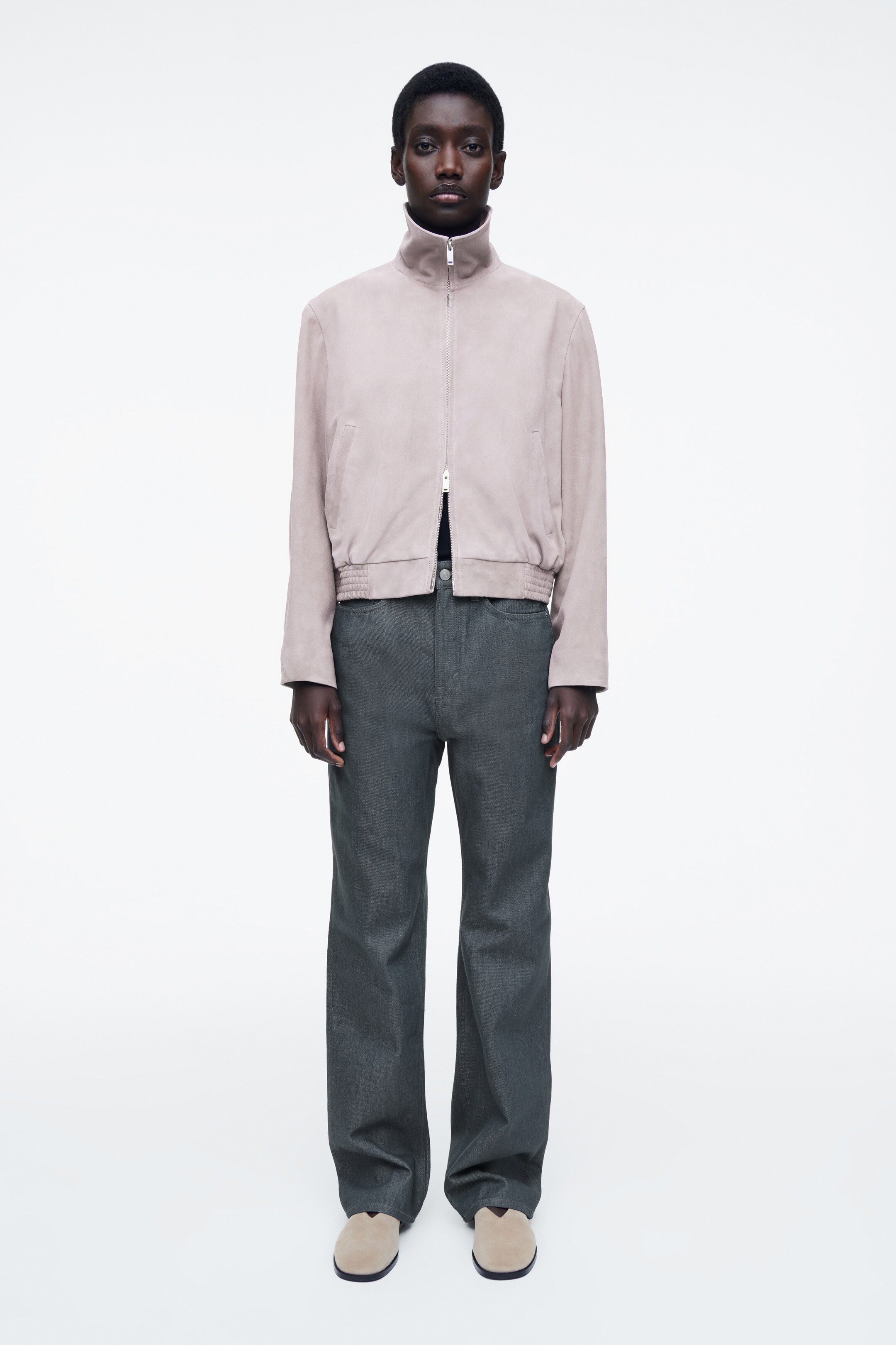 Visualizza immagine più grande: BOMBER IN PELLE SCAMOSCIATA - LILLA - DONNA | H&M IT 3