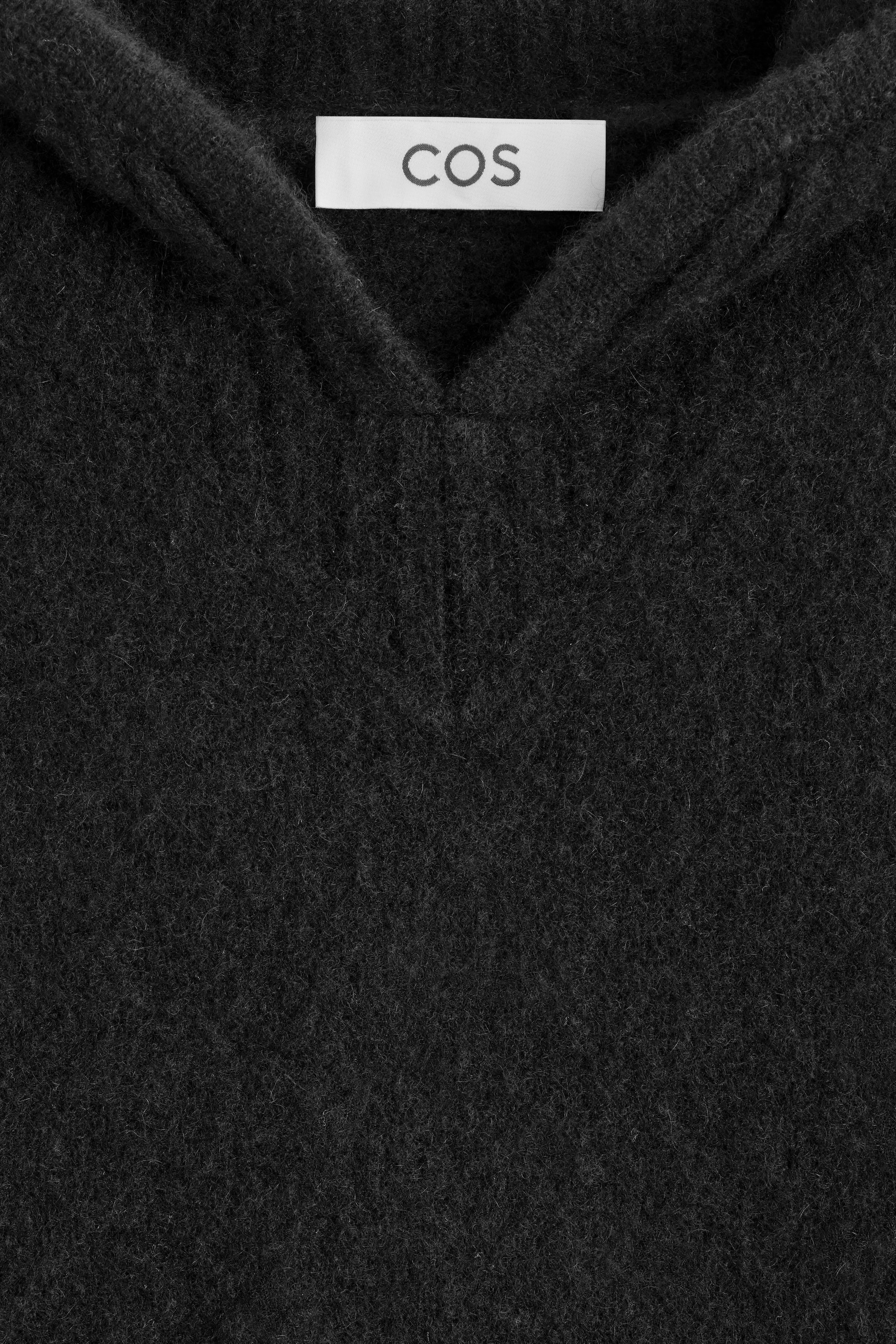 SWEAT À CAPUCHE EN CACHEMIRE BOUILLI