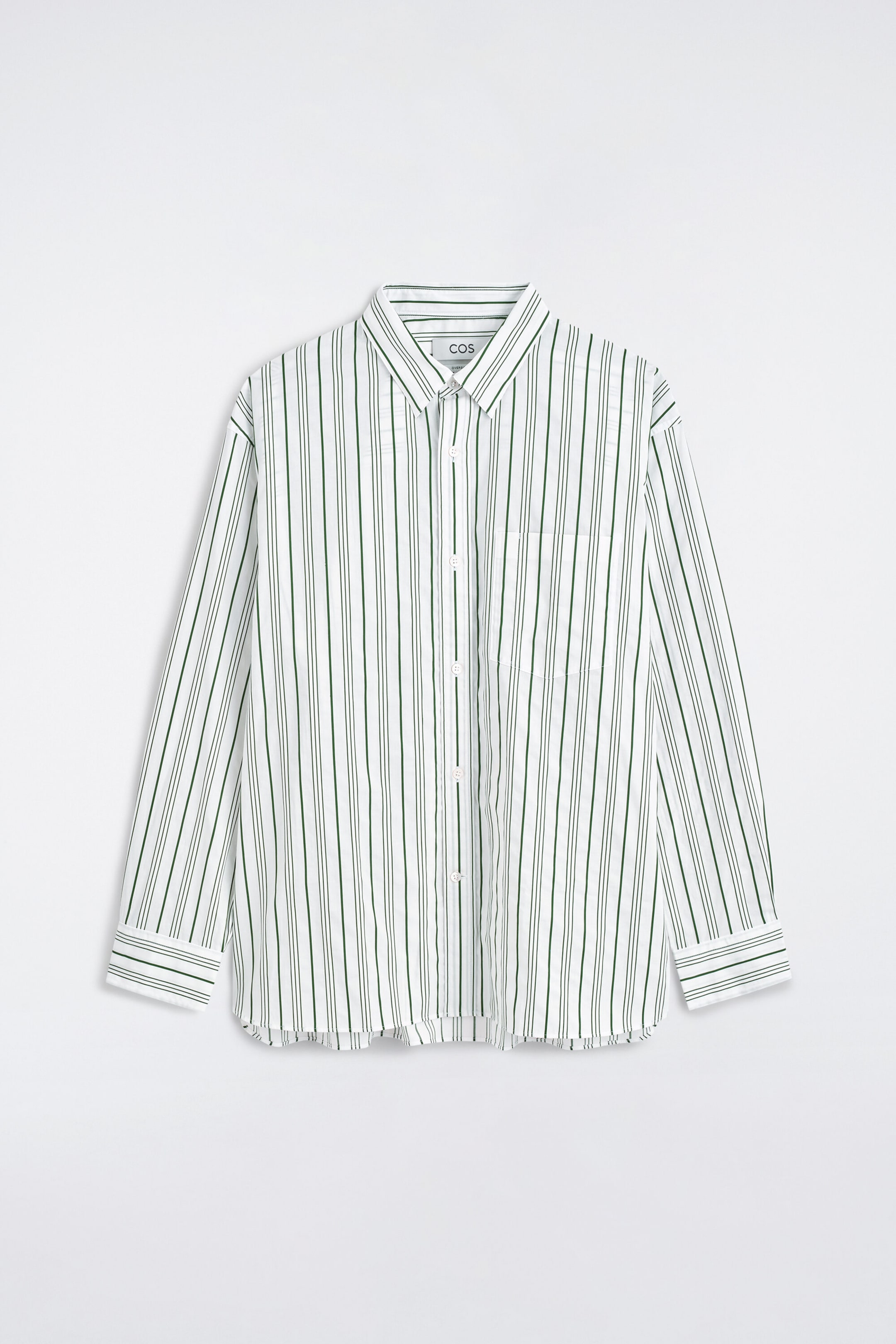 CHEMISE OVERSIZE EN POPELINE RAYÉE