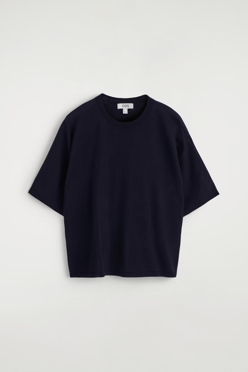Knitted Merino Wool T-Shirt